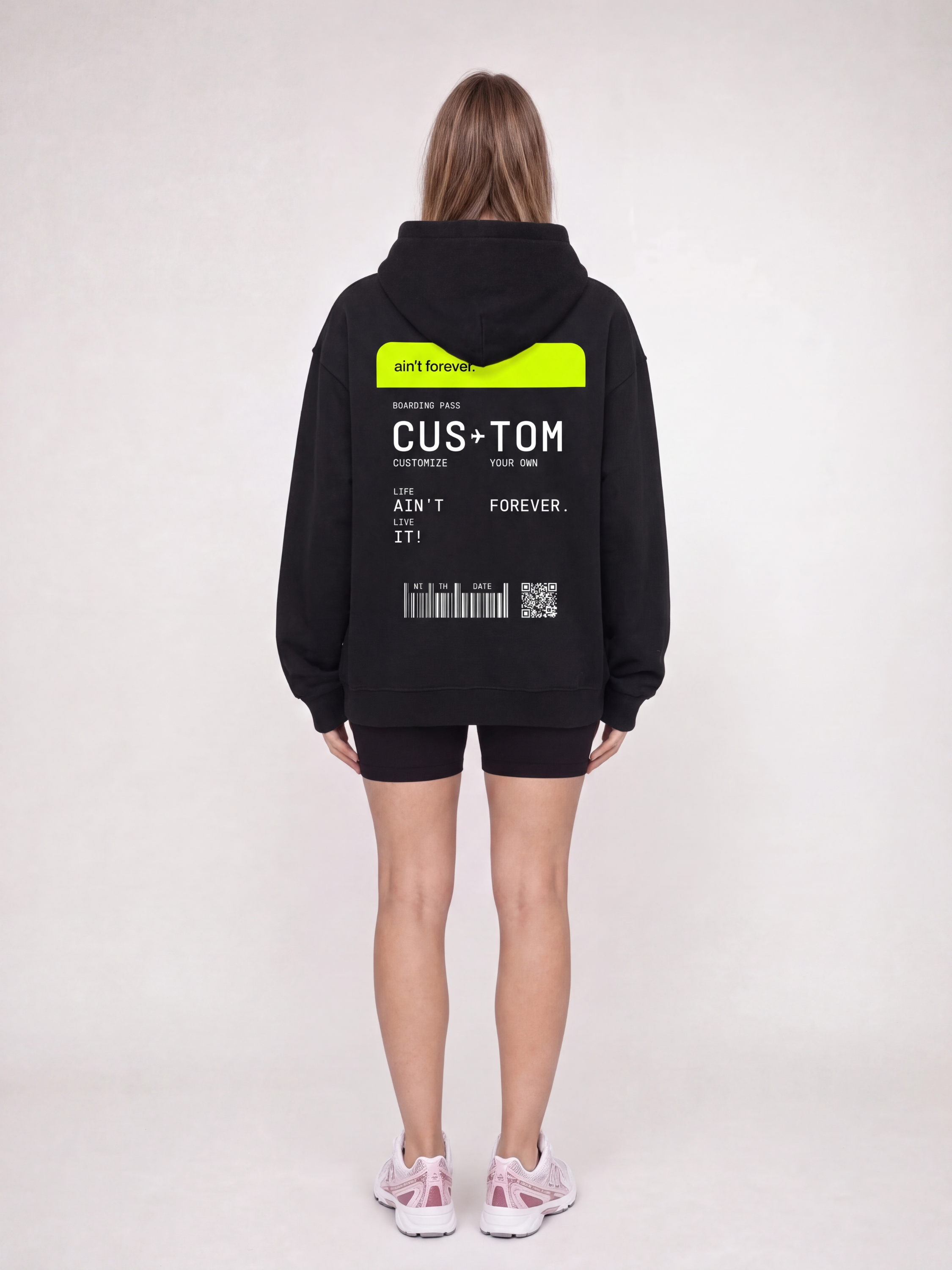 THE ORIGINAL BOARDING PASS HOODIE