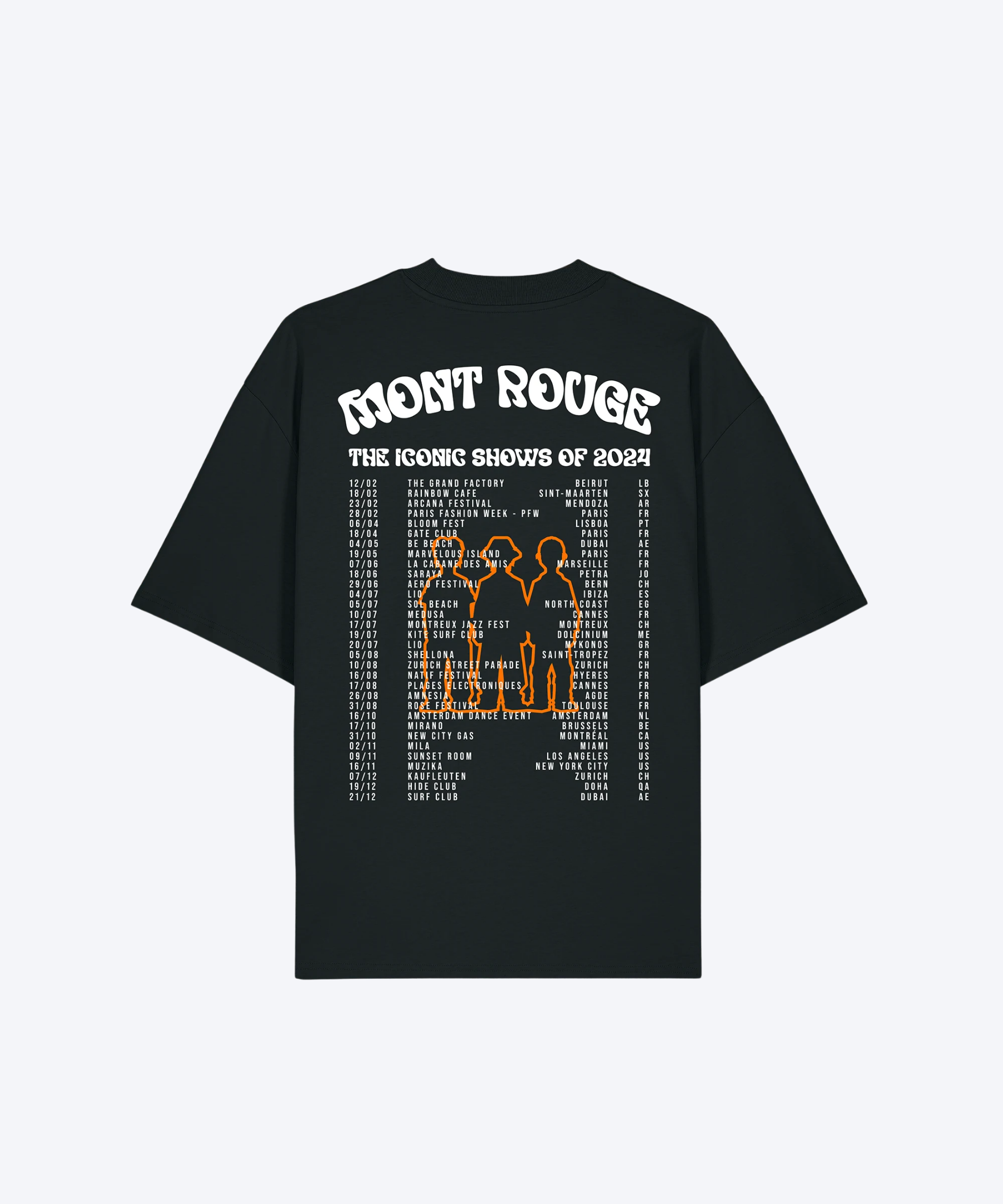 THE ICONIC SHOWS 2024 T-SHIRT (MONT ROUGE)