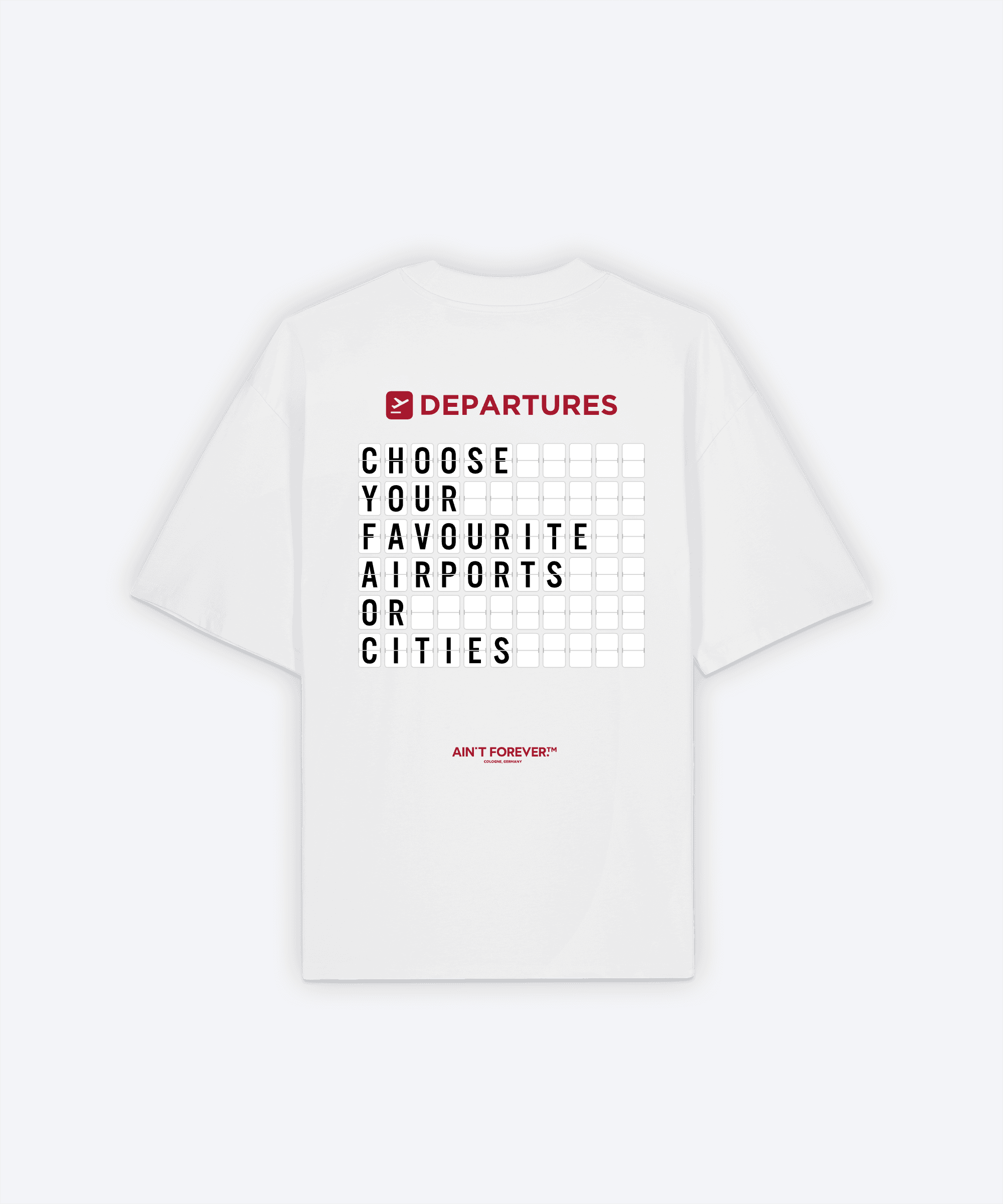THE DEPARTURES T-SHIRT