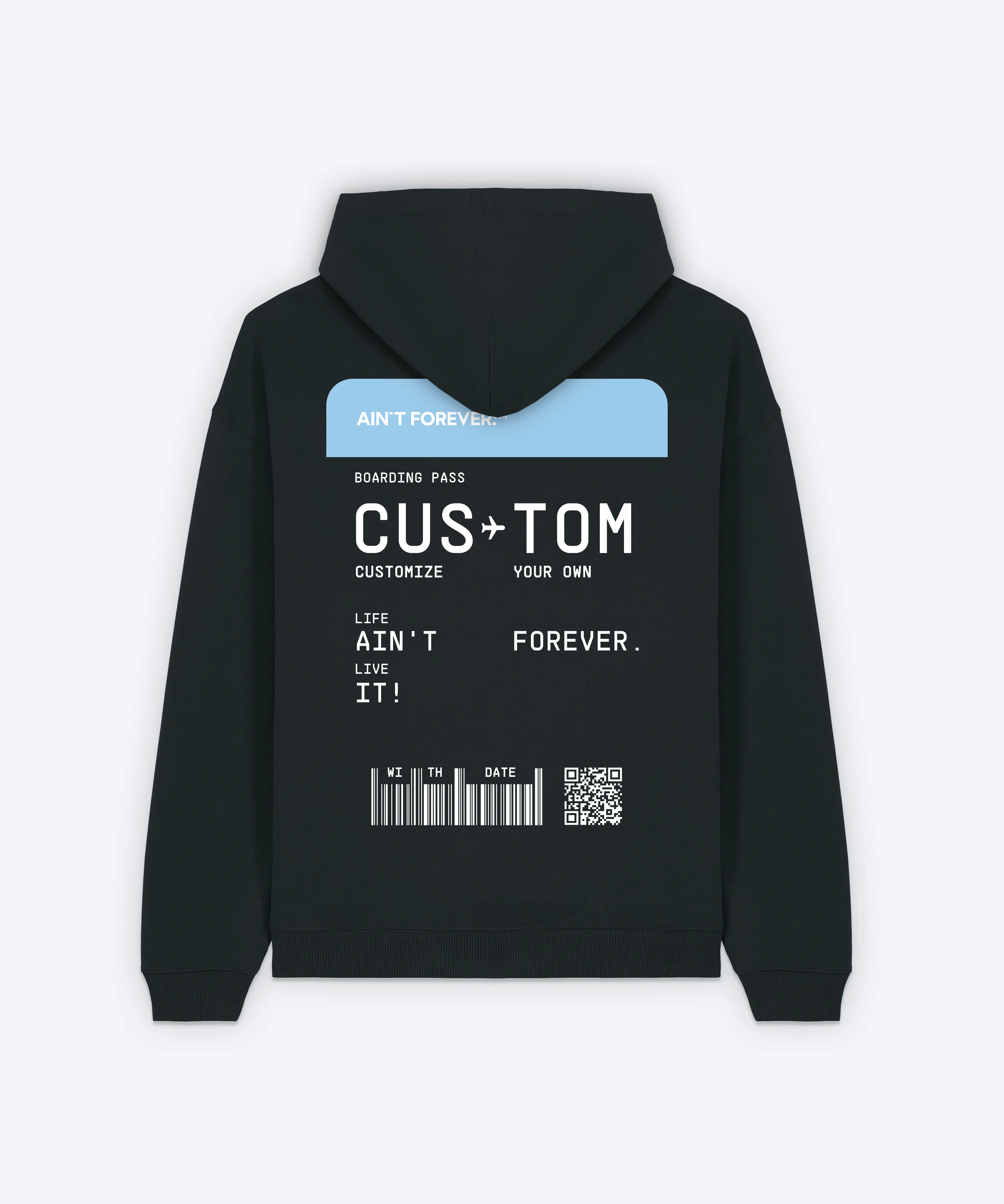 THE BOARDING PASS HOODIE