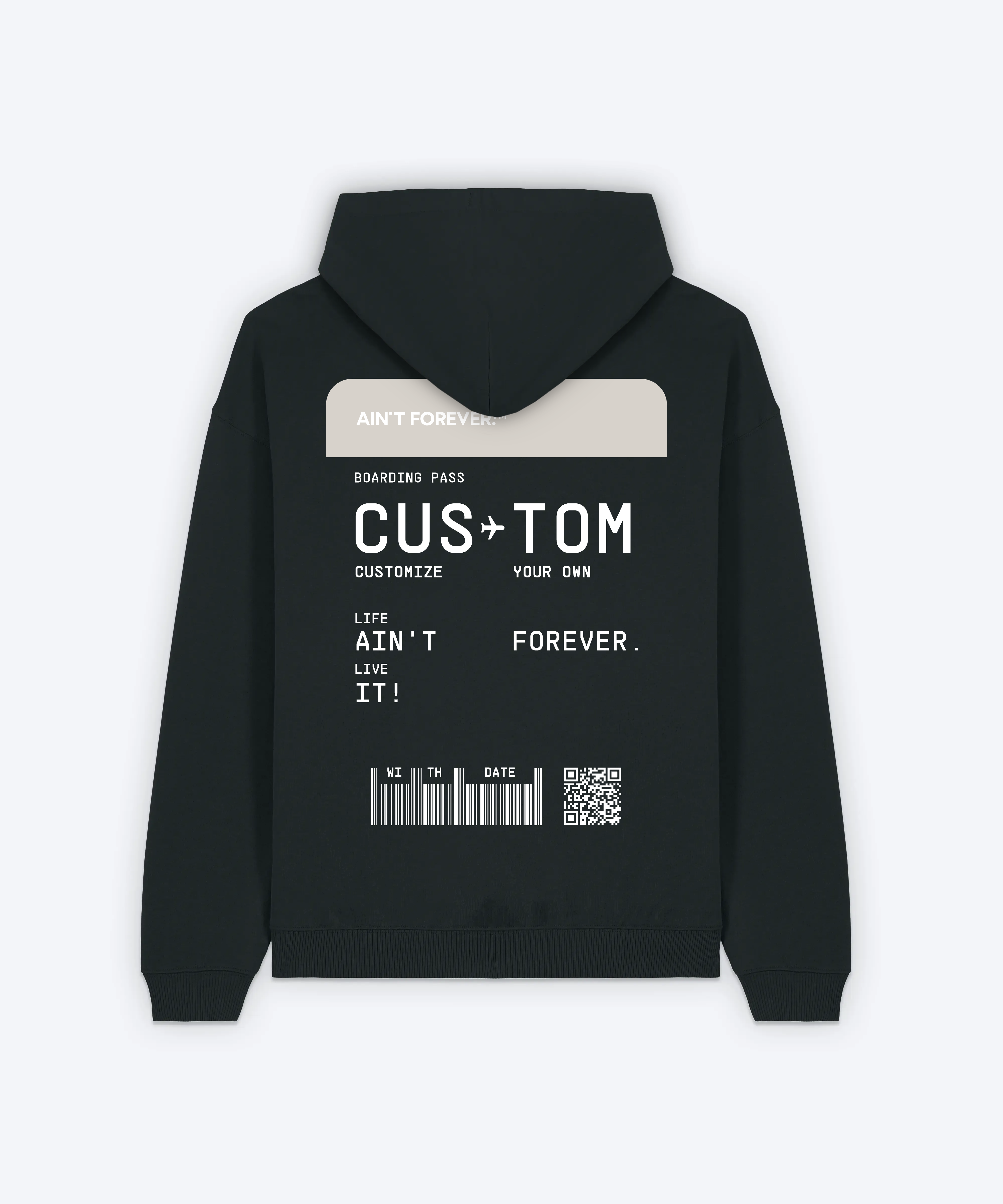 THE BOARDING PASS HOODIE