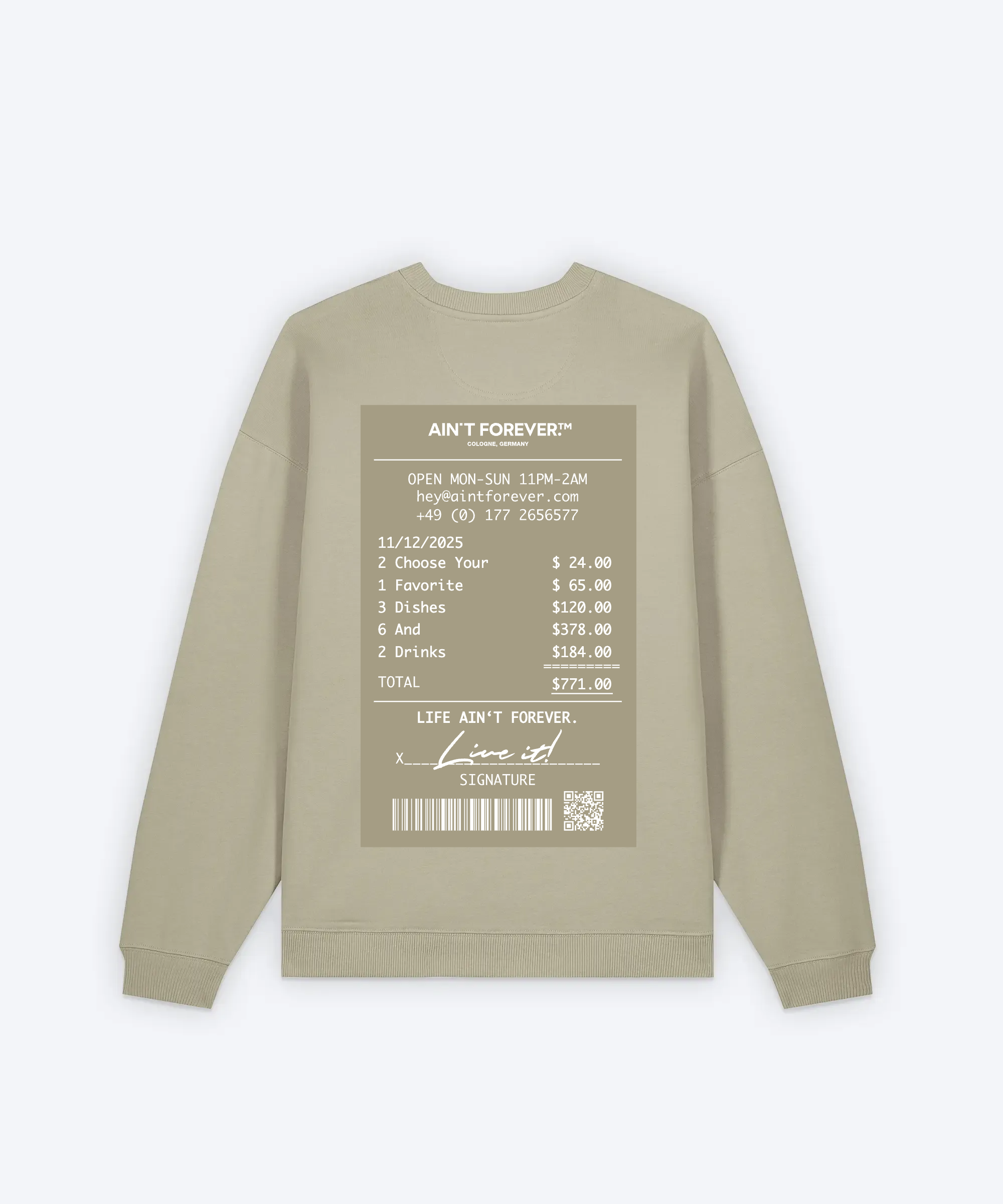 THE NIGHT OUT SWEATSHIRT