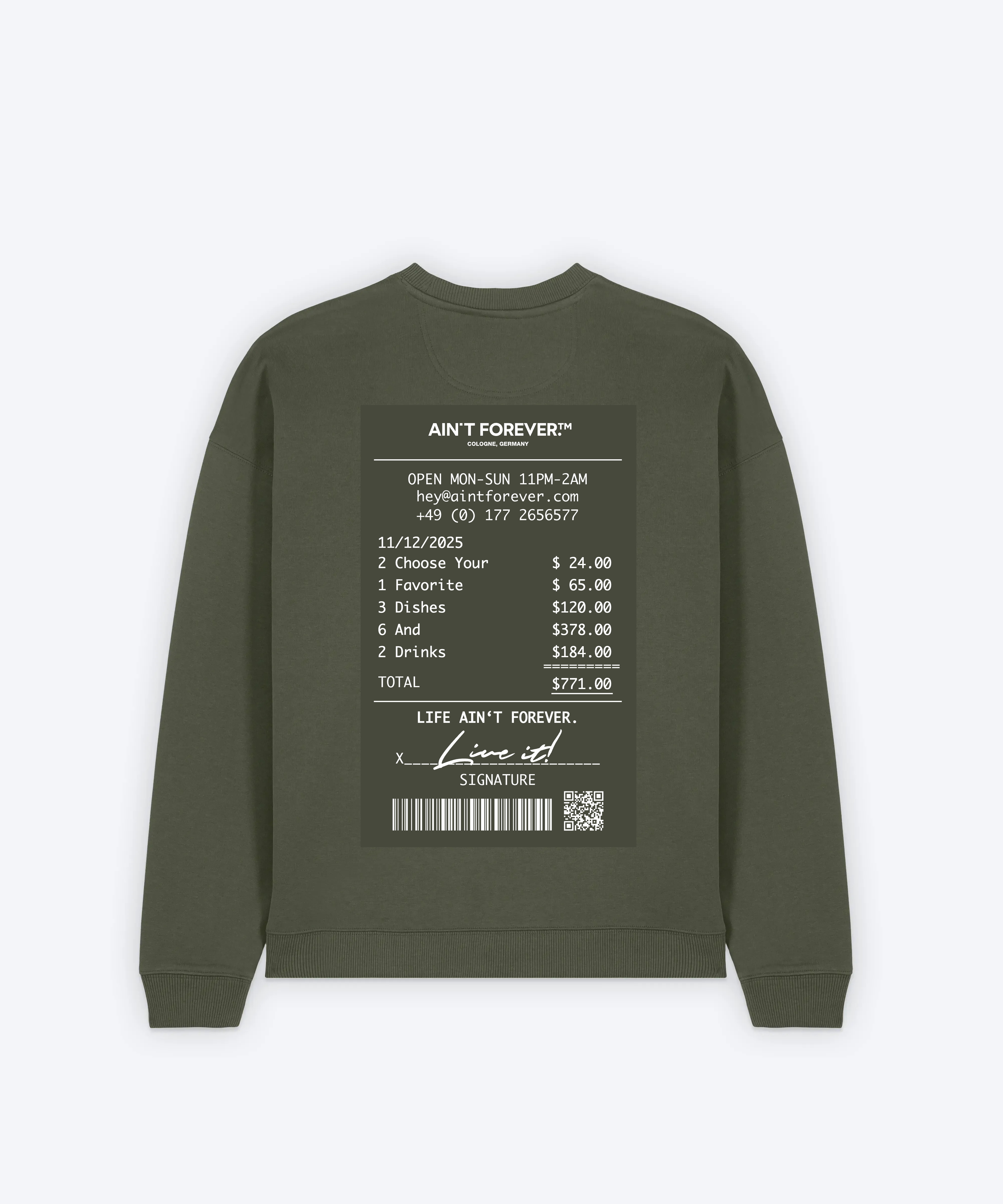 THE NIGHT OUT SWEATSHIRT