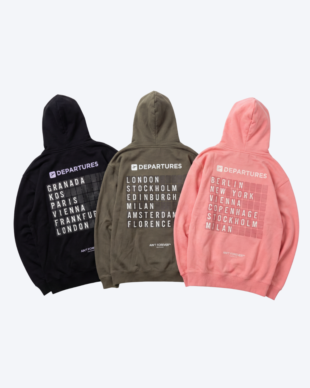 OVERSIZED FIT: DEPARTURES HOODIE