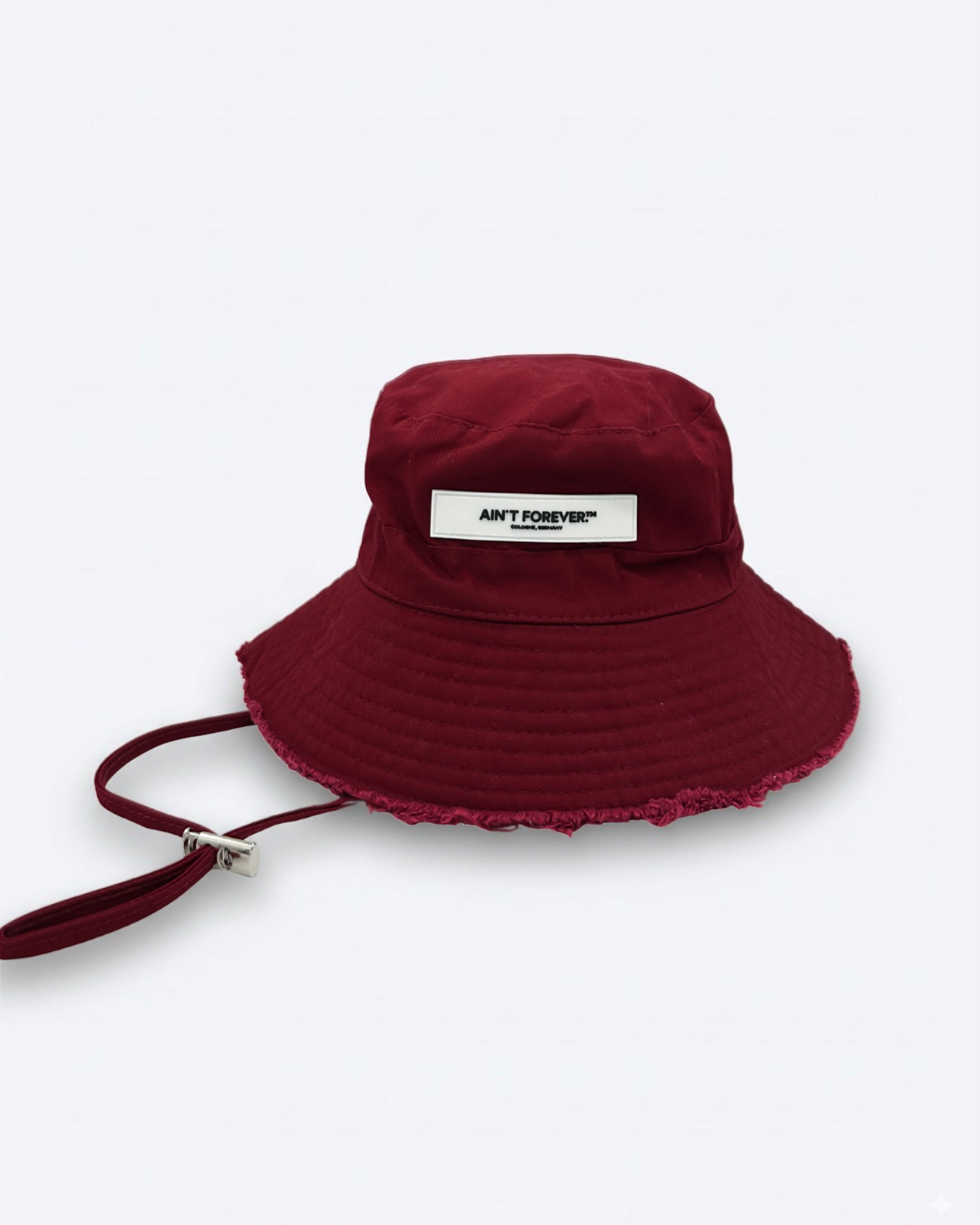 THE ESSENTIAL BUCKET HAT (BURGUNDY)