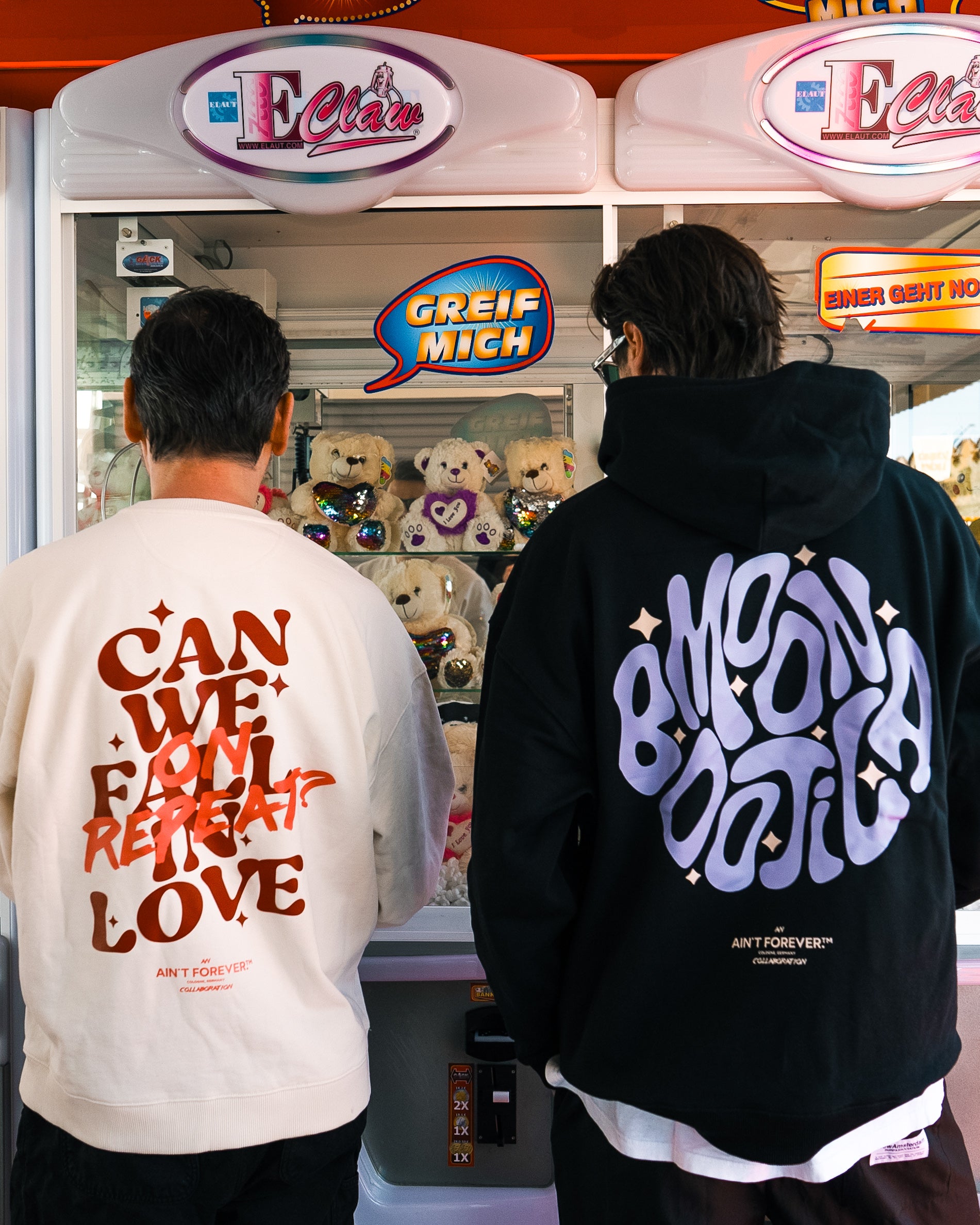 CAN WE FALL IN LOVE ON REPEAT SWEATSHIRT (MOONBOOTICA)