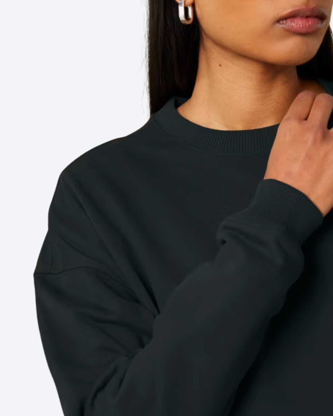 THE BOARDING PASS SWEATSHIRT (BLACK / DESERT DUST)