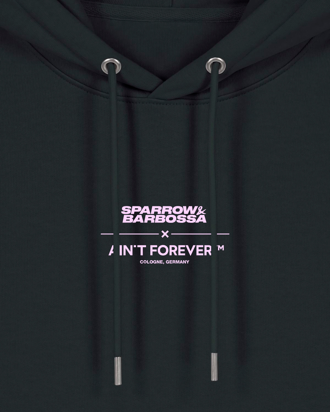 THE BACKSTAGE HOODIE (BLACK / SPARROW & BARBOSSA)