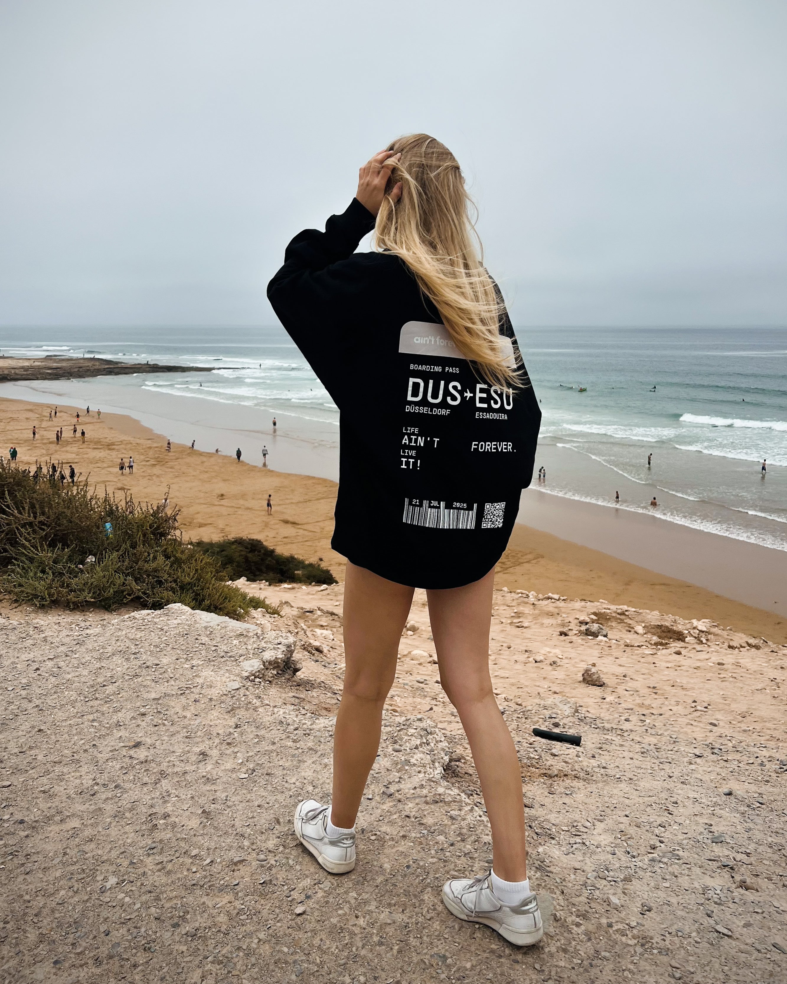 THE BOARDING PASS SWEATSHIRT