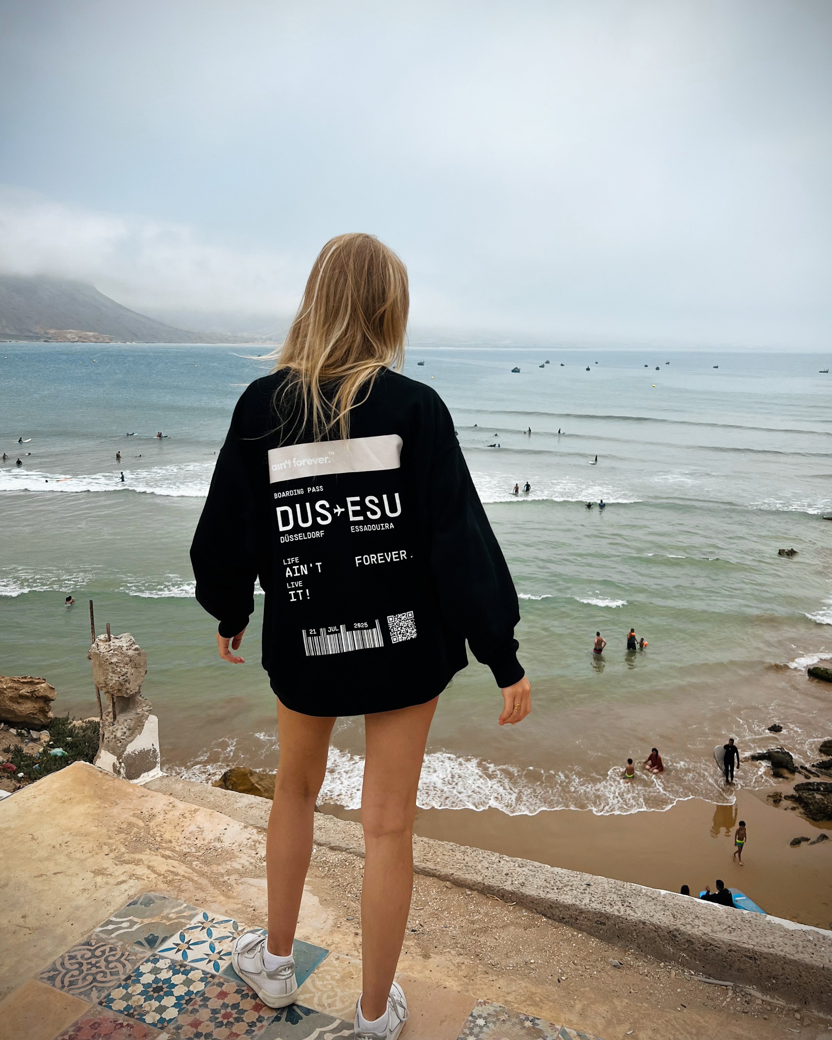 THE BOARDING PASS SWEATSHIRT