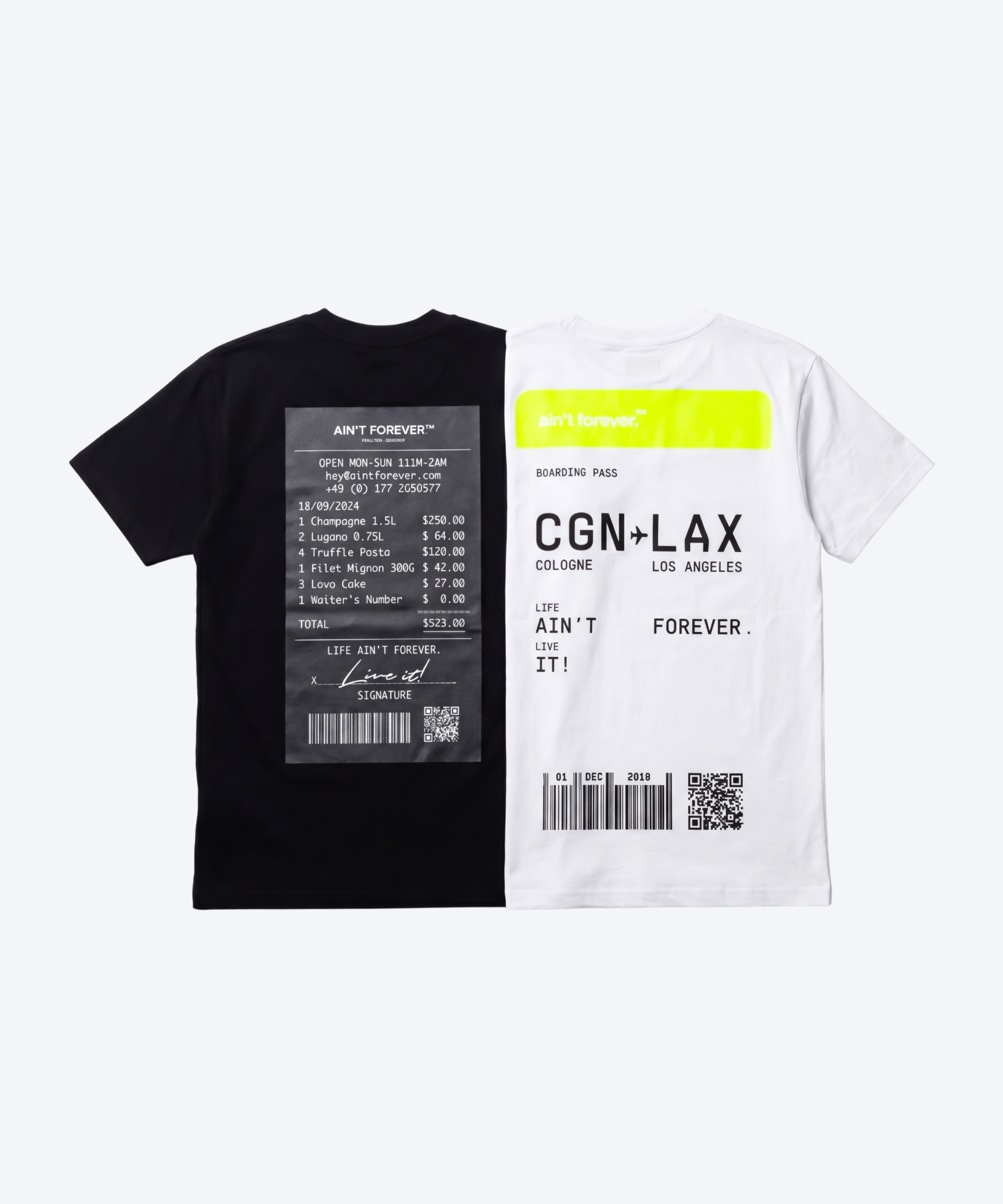 2 PIECES - OVERSIZED T-SHIRT BUNDLE