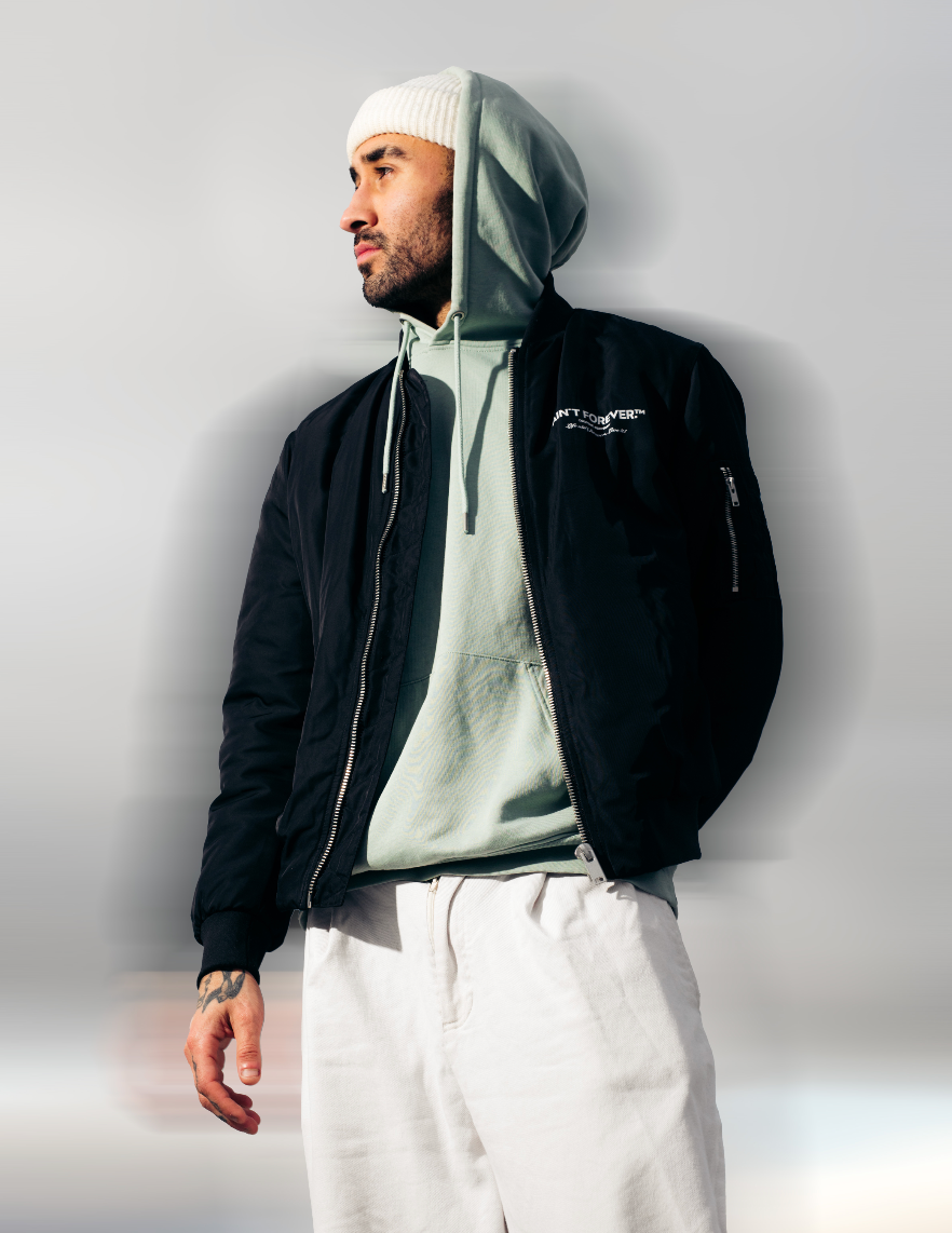 Fear of god essentials 2025 bomber jacket