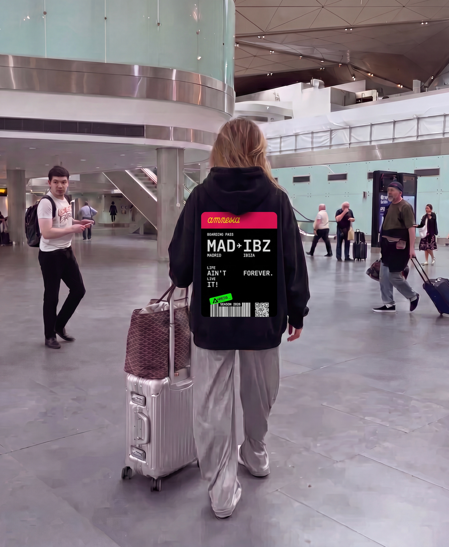 BOARDING PASS HOODIE (AMNESIA EDITION)