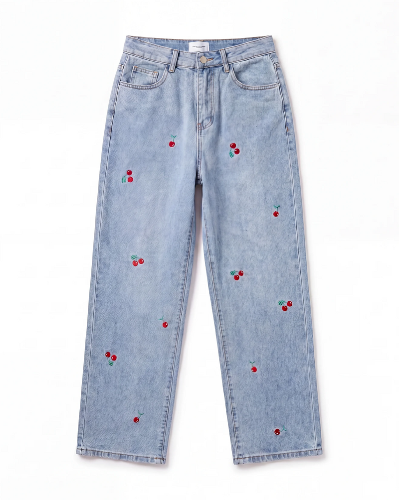 "CHERRY" - WOMEN'S LOOSE FIT JEANS