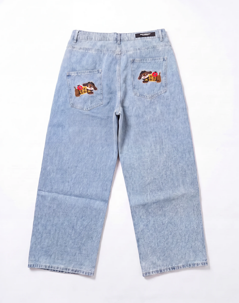 "OFF LEASH" - MEN'S LOOSE FIT JEANS