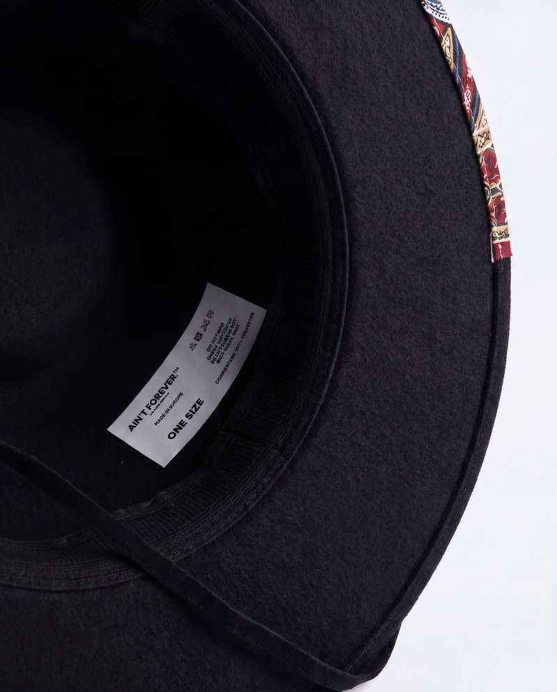 THE AF. BOHO HAT (BLACK)