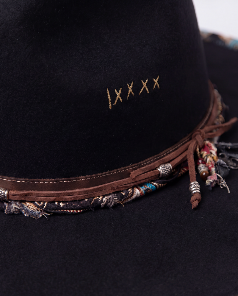 THE AF. BOHO HAT (BLACK)