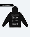 THE BOARDING PASS HOODIE (BLACK / BLACK)