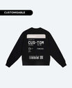 THE BOARDING PASS SWEATSHIRT (BLACK / DESERT DUST)