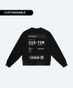 THE BOARDING PASS SWEATSHIRT (BLACK / BLACK)