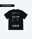 THE BOARDING PASS T-SHIRT (BLACK / BLACK)