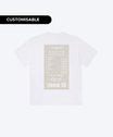 THE NIGHT OUT T-SHIRT (WHITE/BEIGE)