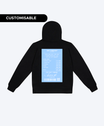 THE NIGHT OUT HOODIE (BLACK/LIGHT BLUE)