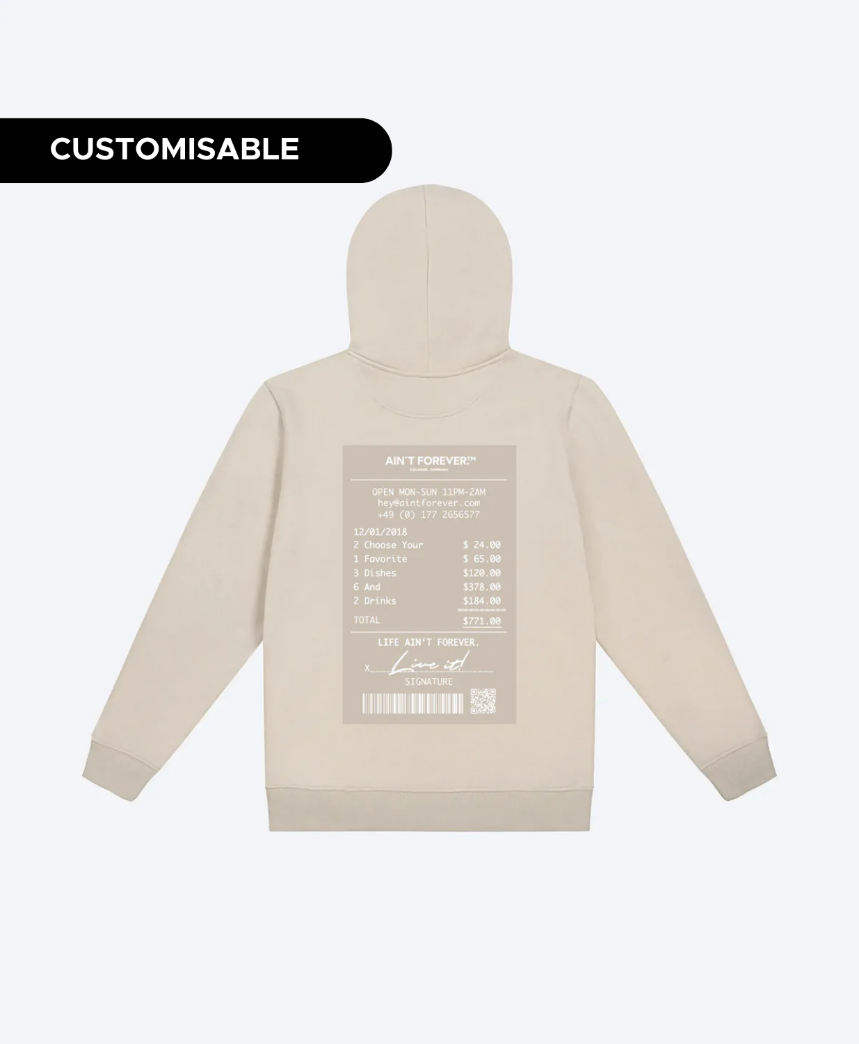 THE NIGHT OUT HOODIE (DESERT DUST/DESERT DUST)