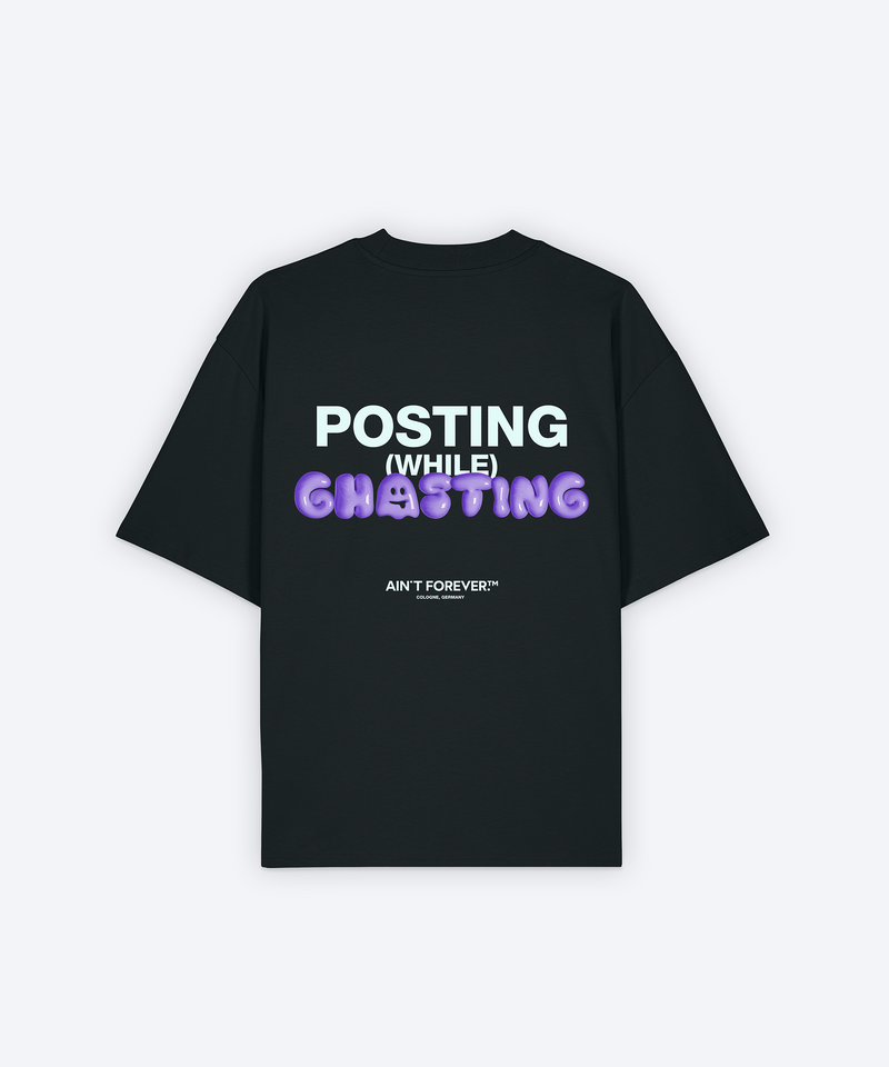 POSTING WHILE GHOSTING T-SHIRT