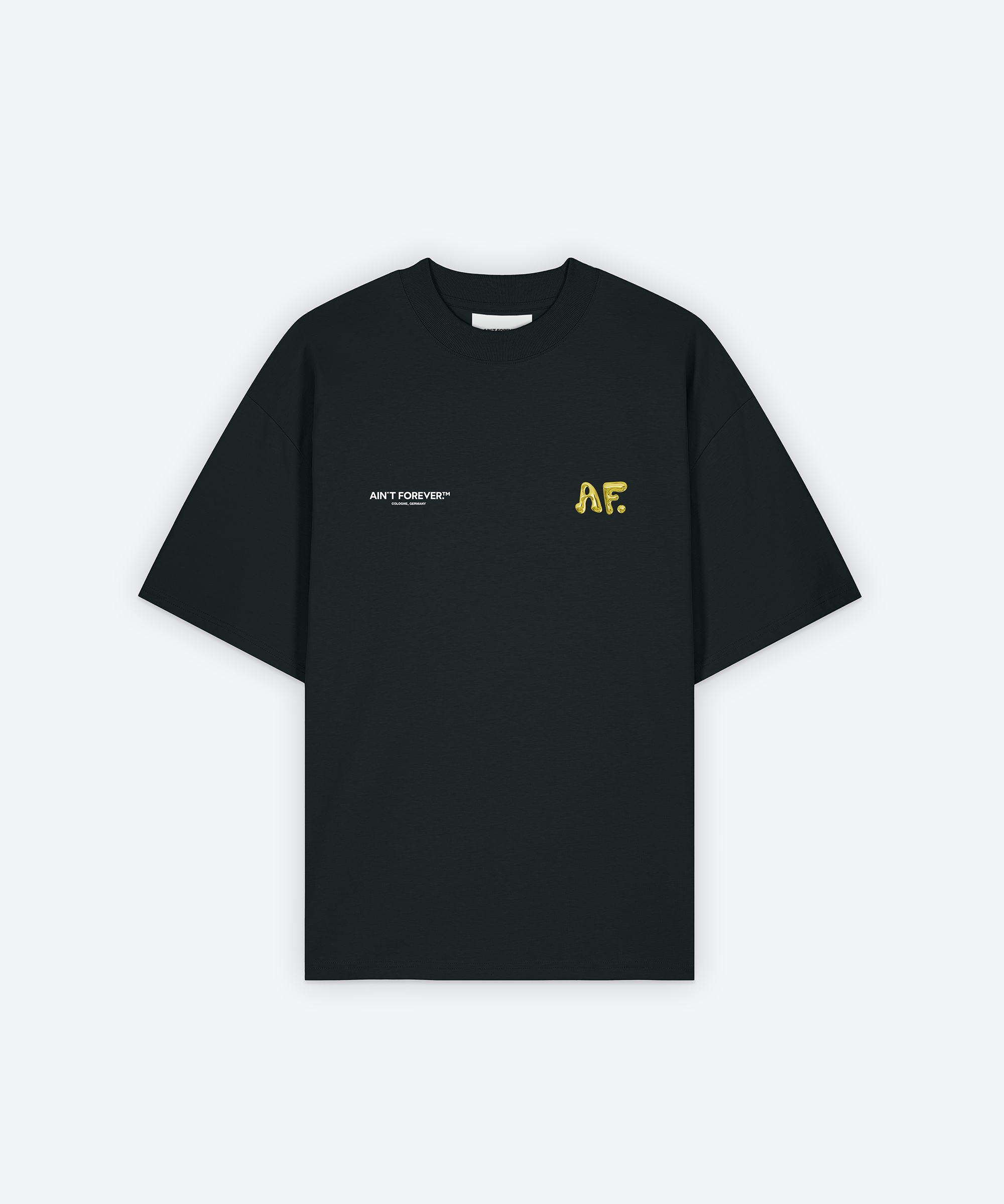 MY WEEKEND HAS TRUST ISSUES T-SHIRT (BLACK)
