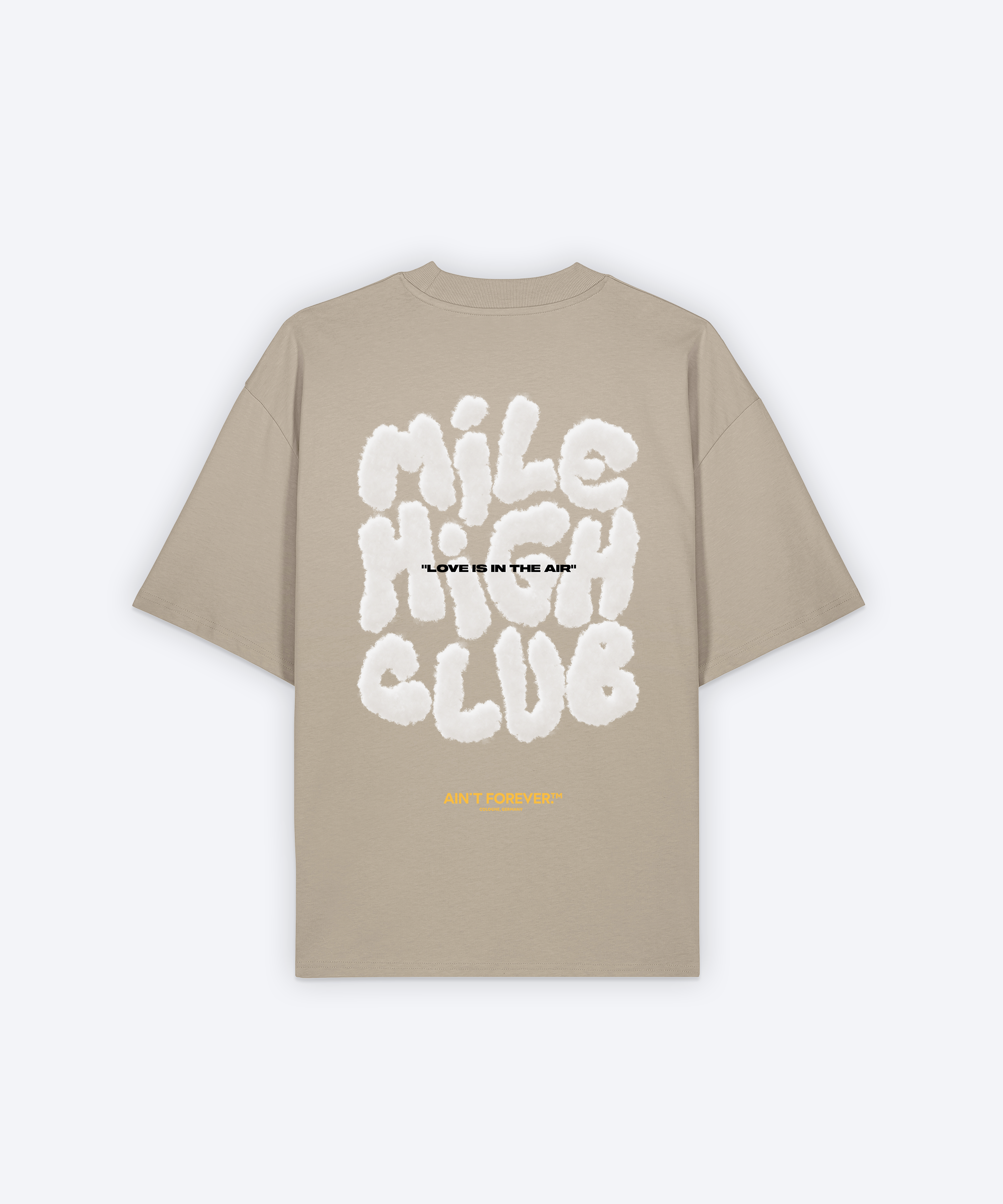 THE MILE HIGH CLUB T-SHIRT (STONE)