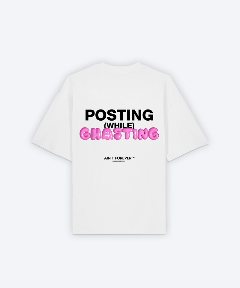 POSTING WHILE GHOSTING T-SHIRT