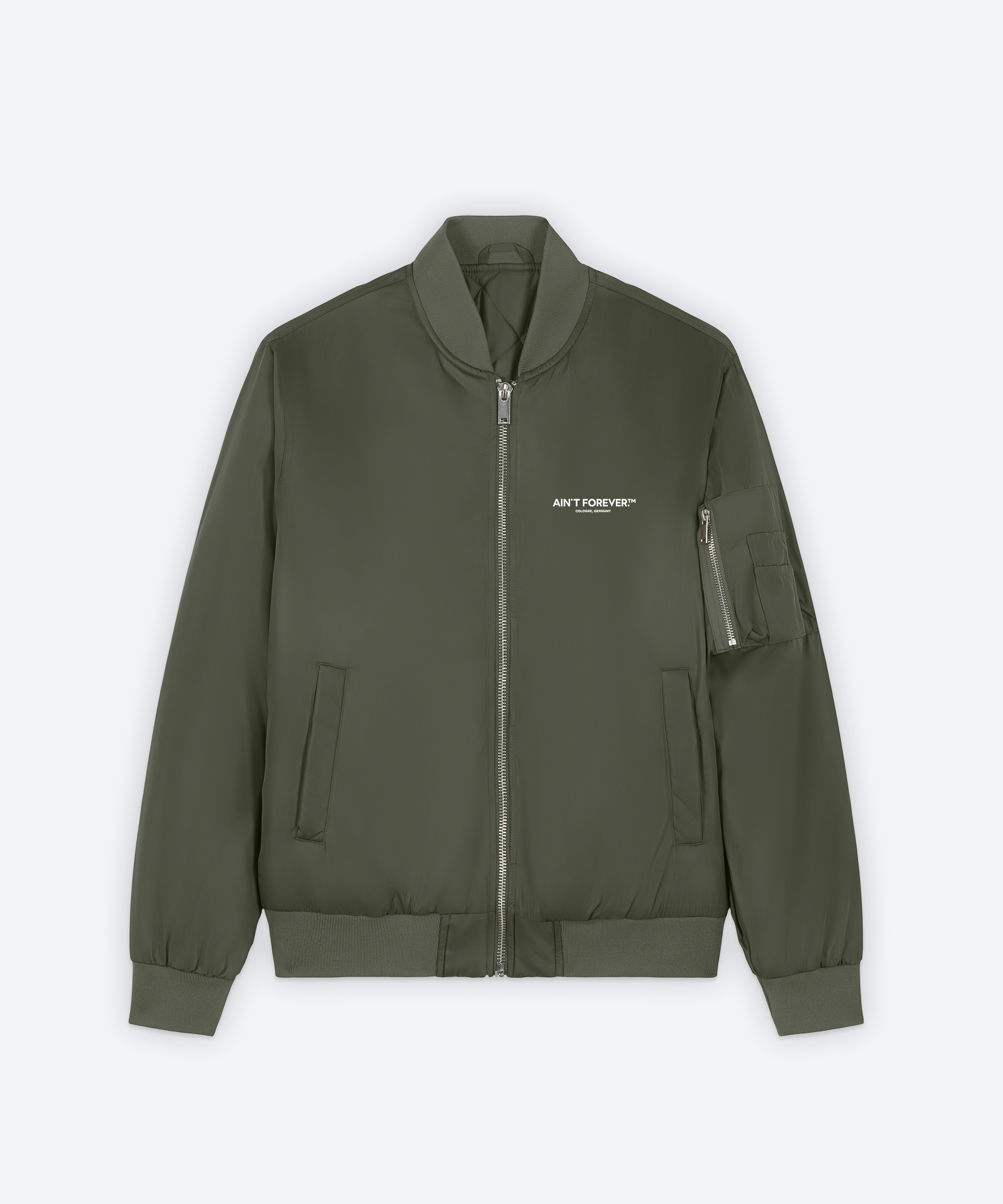 THE ESSENTIAL BOMBER (KHAKI/WHITE)