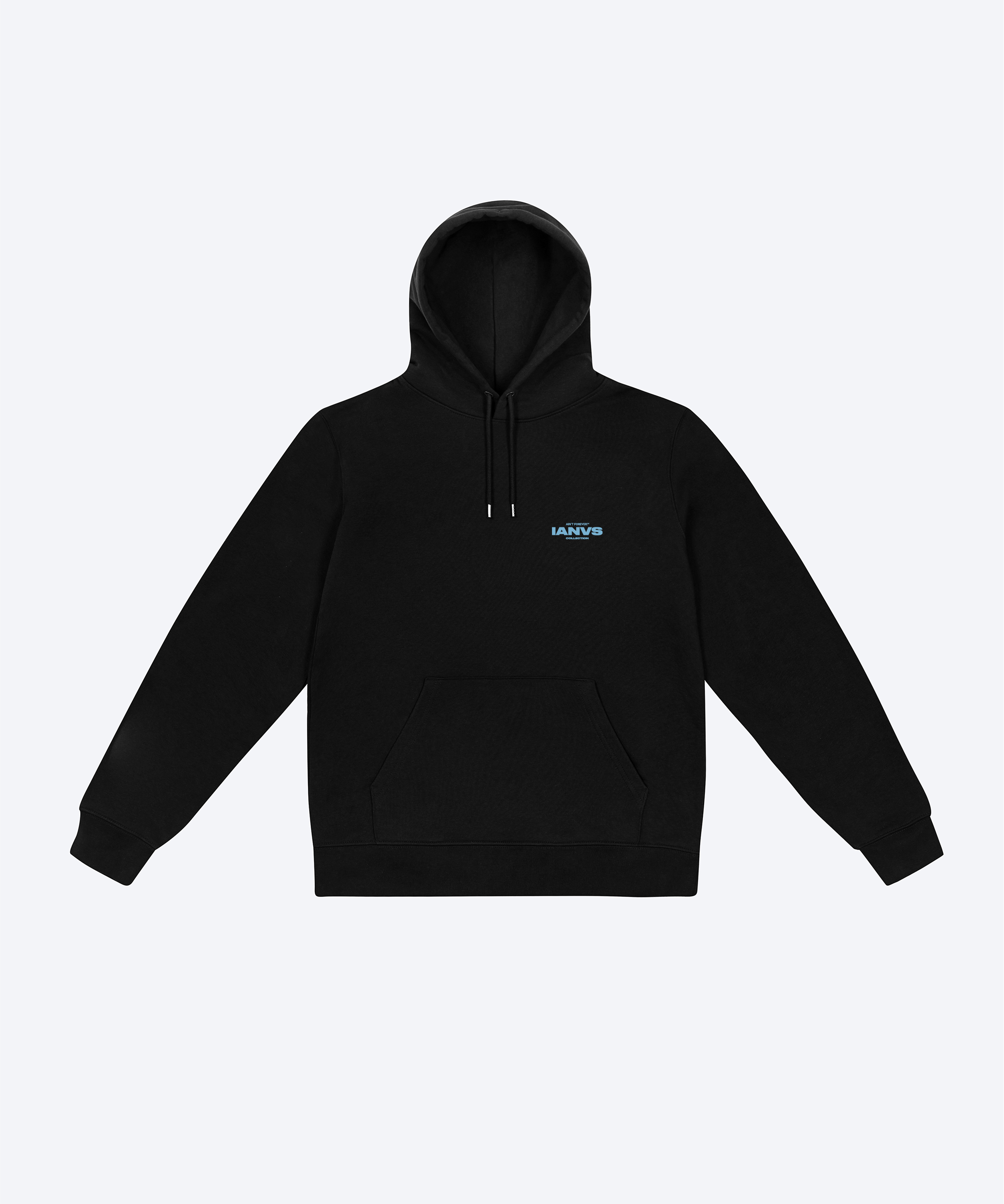 THE IANVS HOODIE (BLACK/LIGHTBLUE/BEIGE)