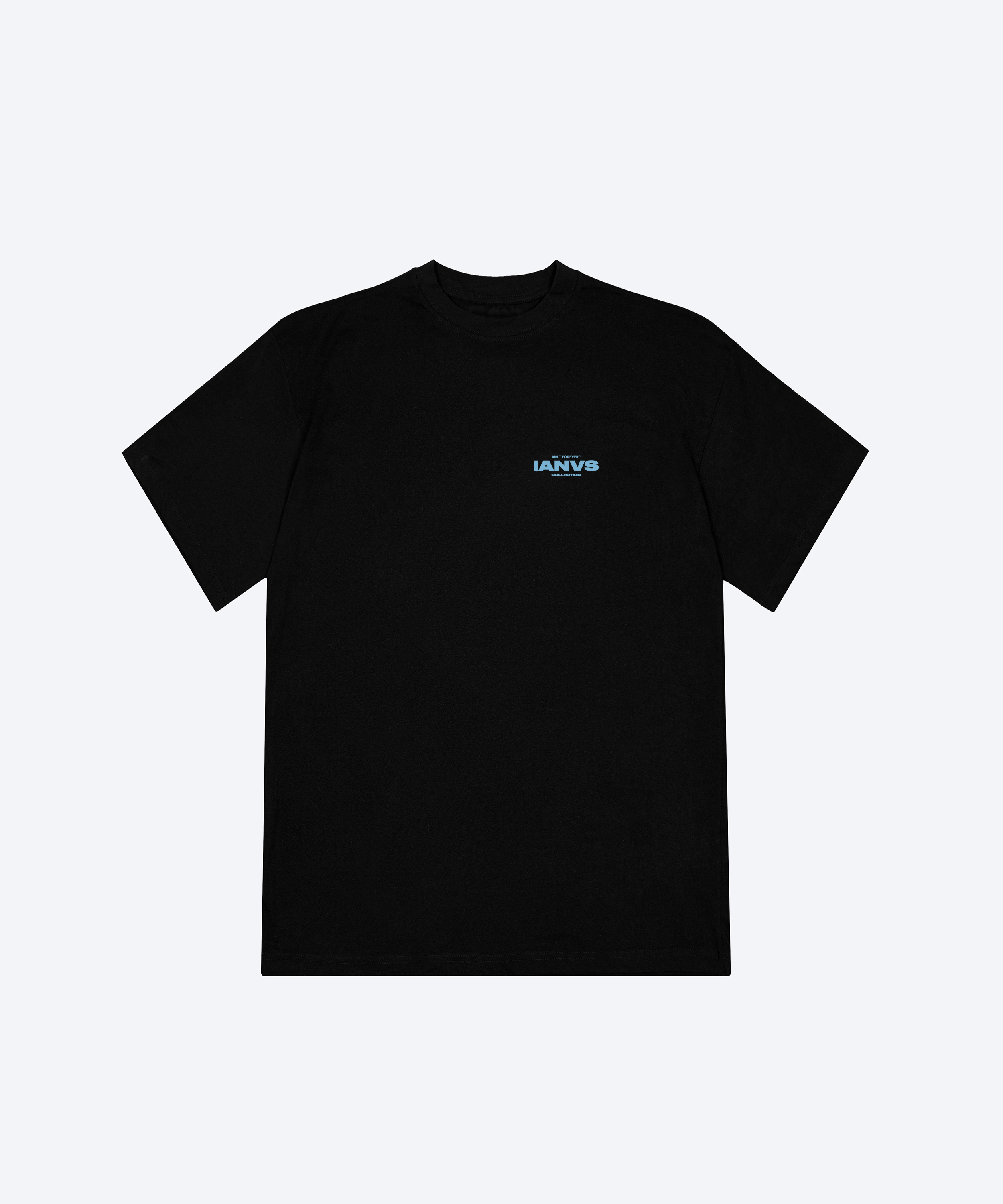 THE IANVS T-SHIRT (BLACK/LIGHTBLUE/BEIGE)