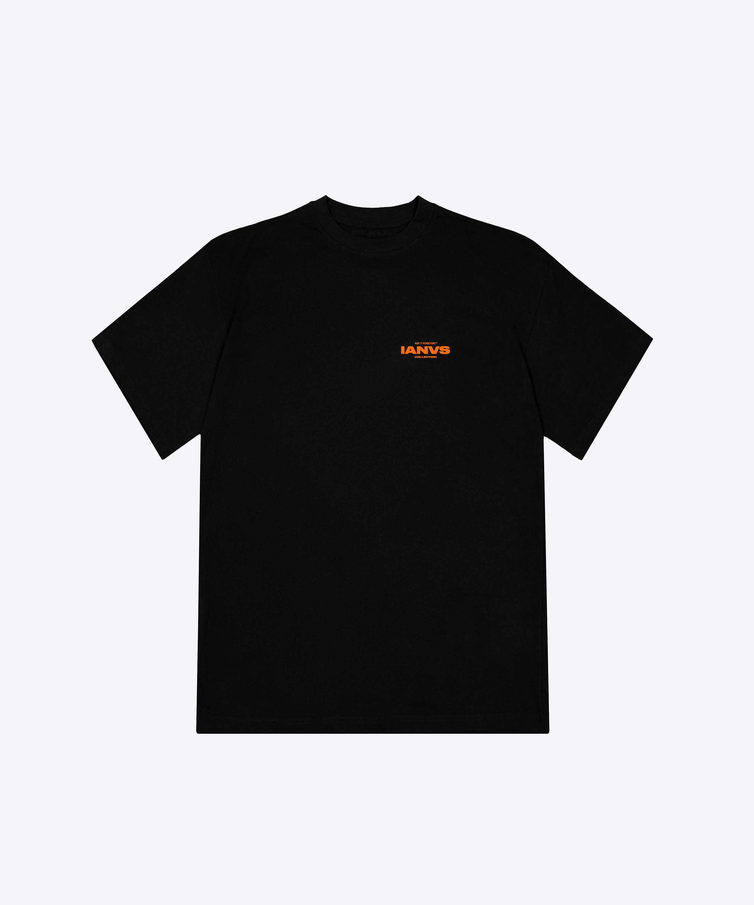 THE IANVS T-SHIRT (BLACK/ORANGE/GREY)