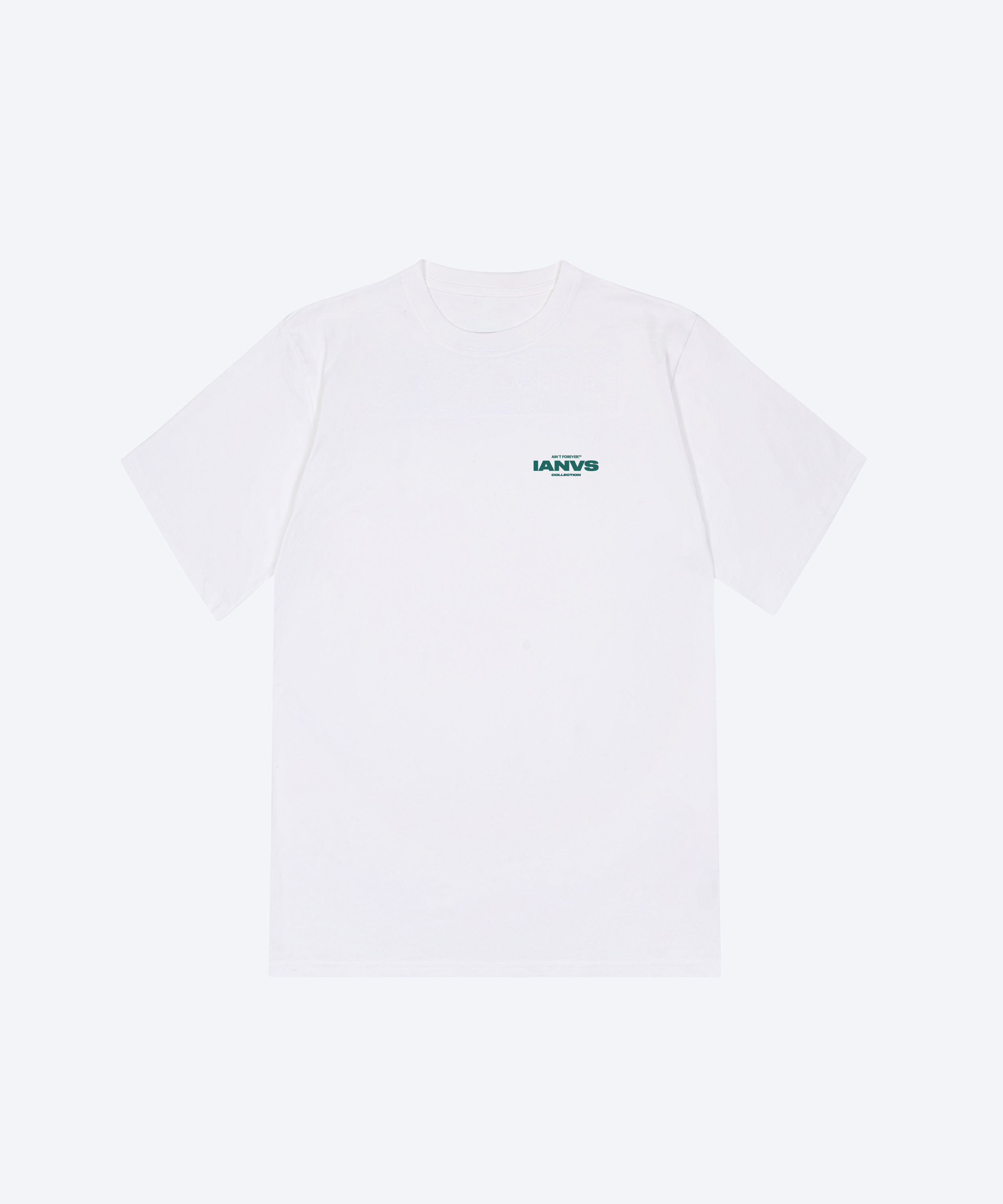 THE IANVS T-SHIRT (WHITE/PINE/ROSÉ)