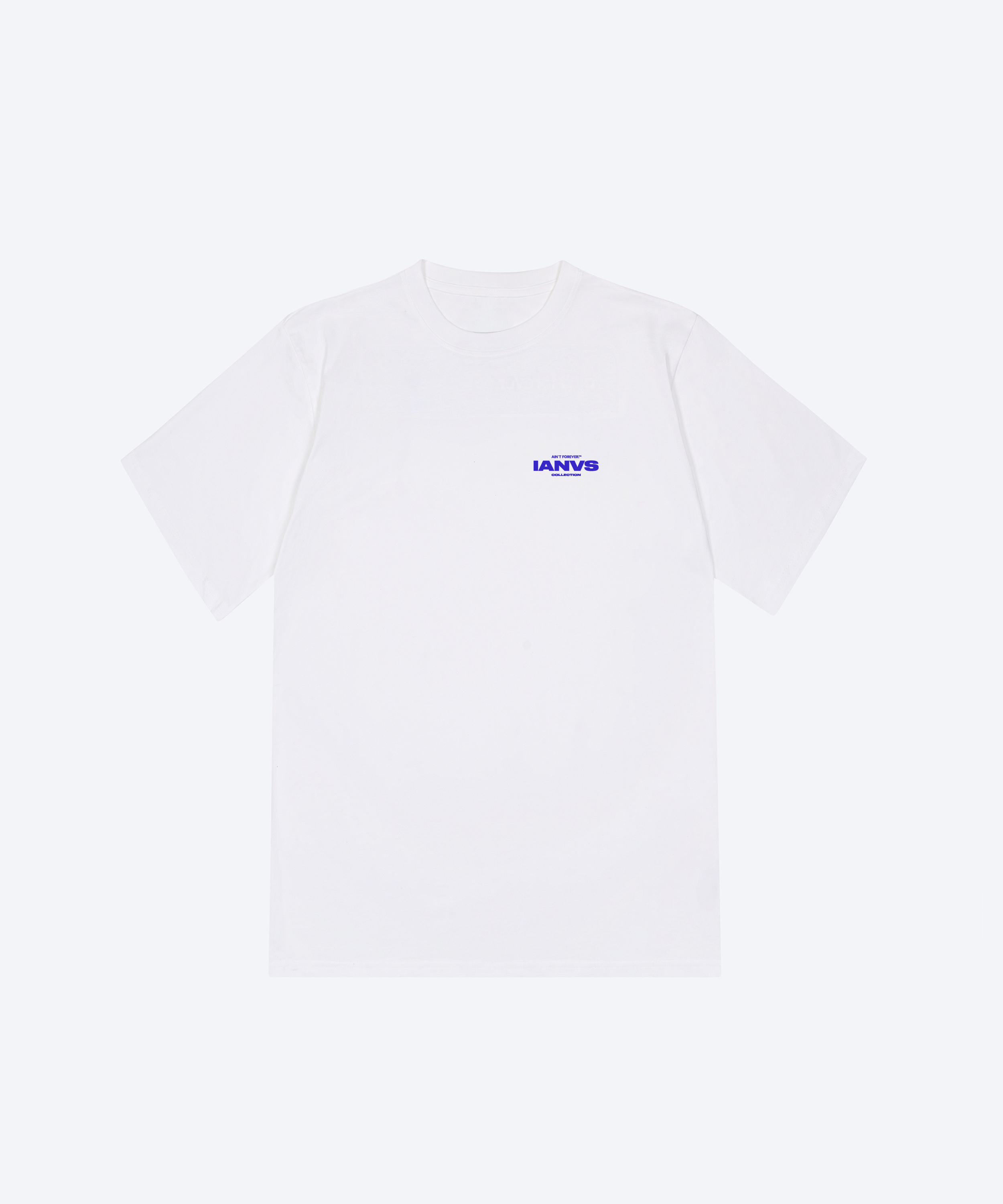 THE IANVS T-SHIRT (WHITE/INDIGO/PEACH)