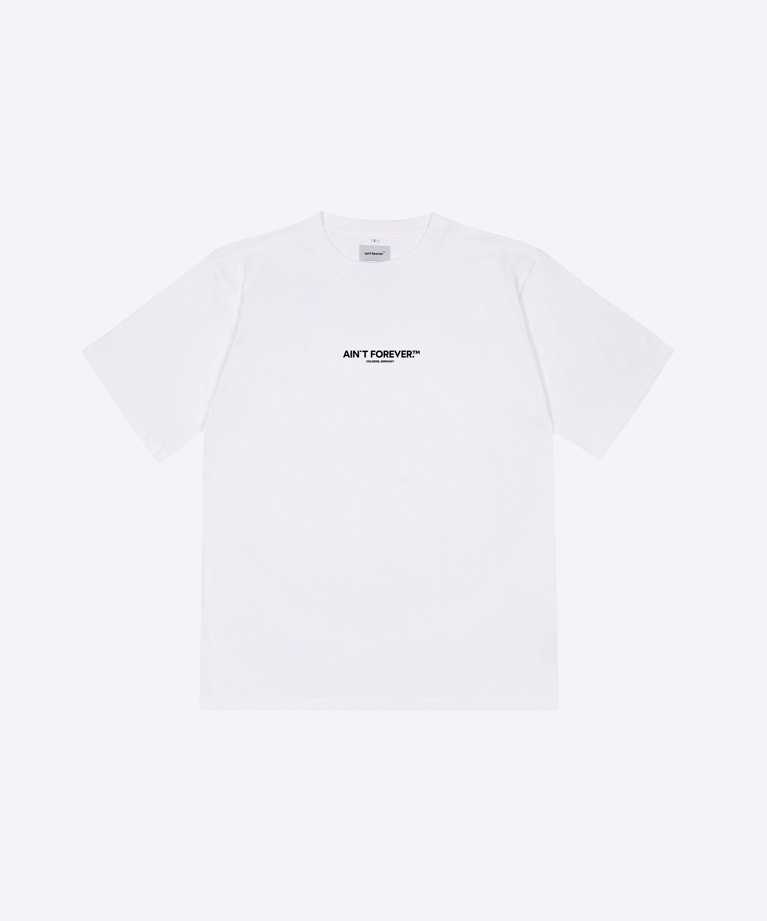THE DEPARTURES T-SHIRT (WHITE / BLACK)