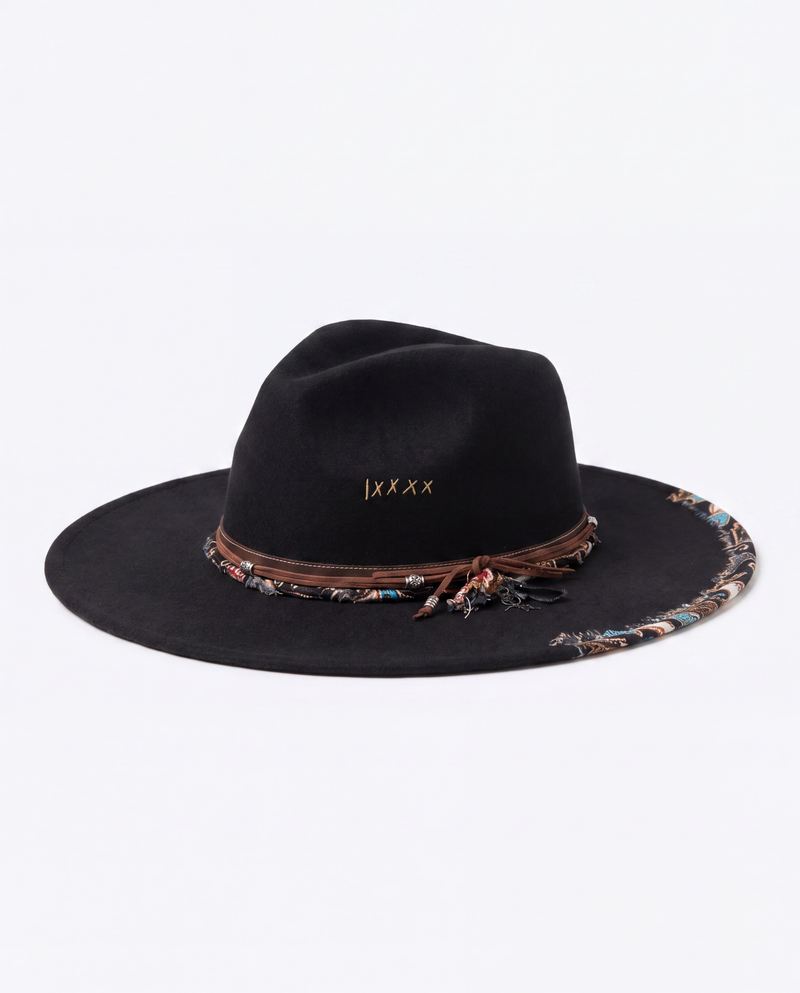 THE AF. BOHO HAT (BLACK)