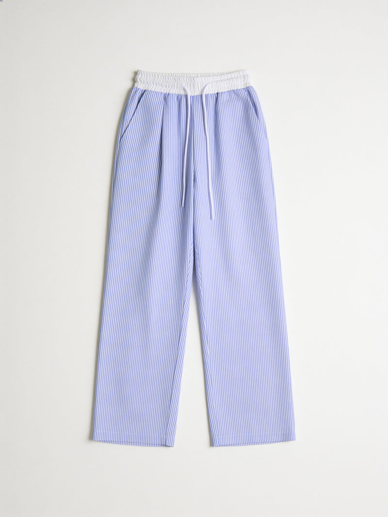 UNISEX LOOSE FIT STRIPED PANTS