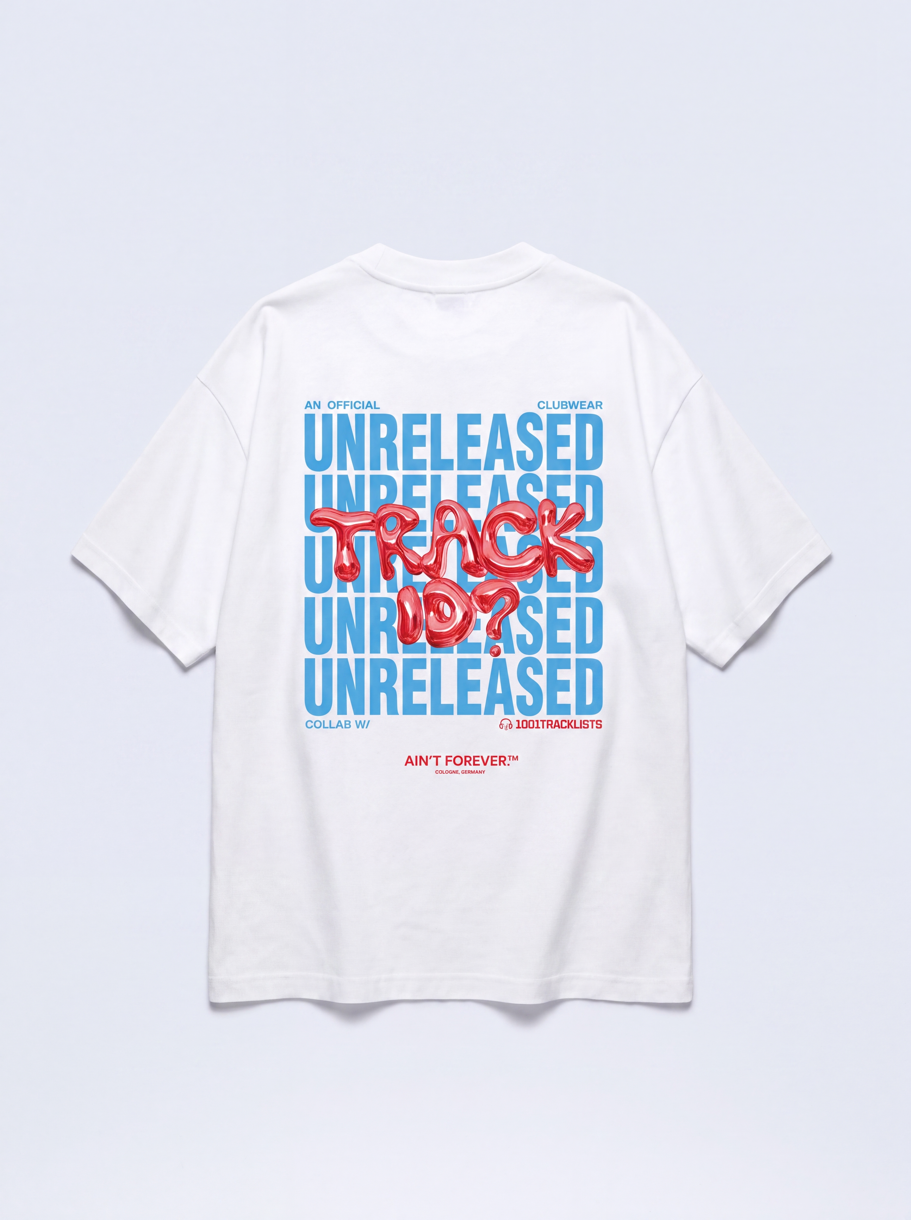UNRELEASED T-SHIRT (1001TRACKLISTS)