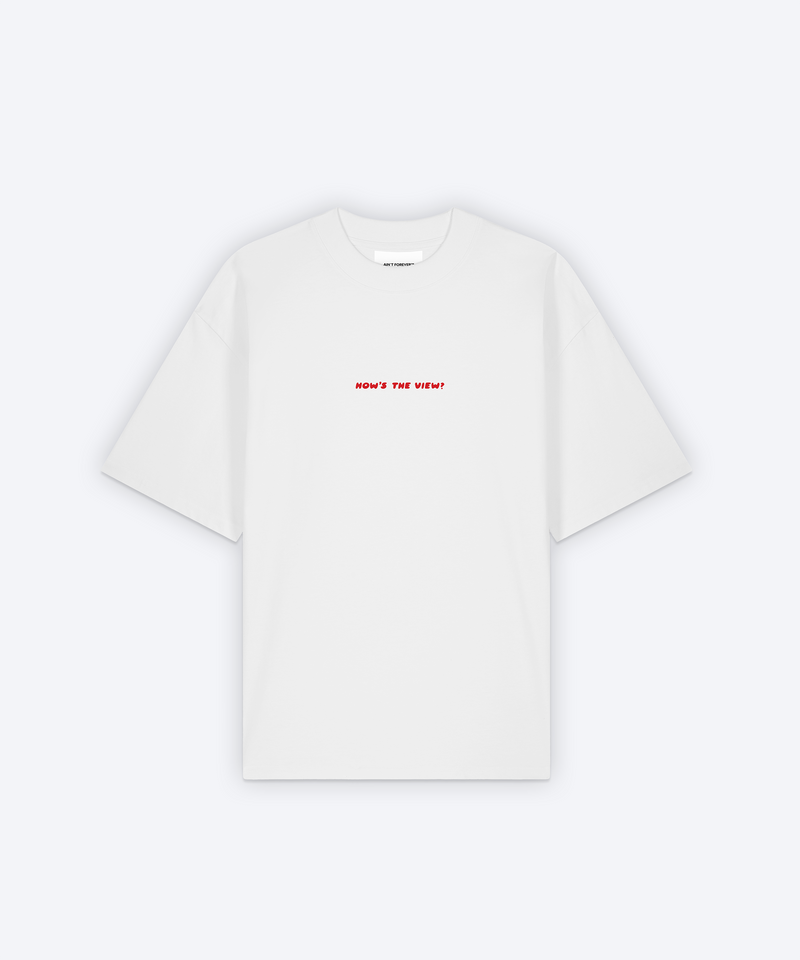 "HOW'S THE VIEW?" OVERSIZED T-SHIRT