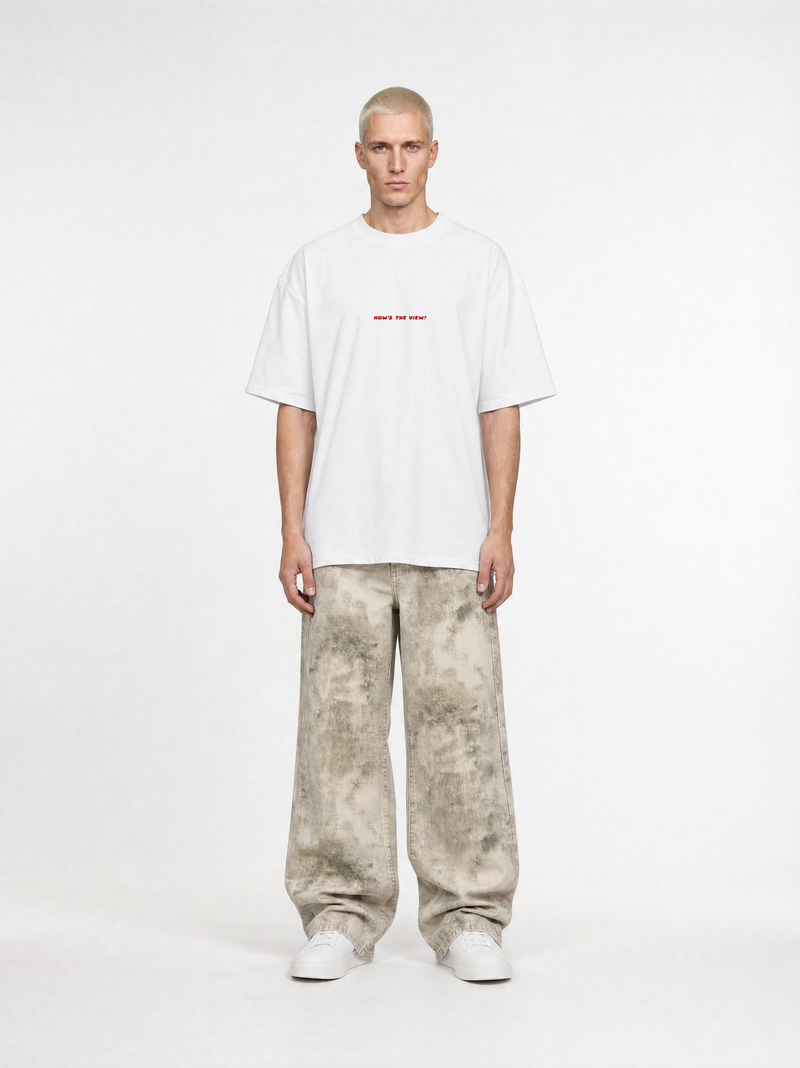"HOW'S THE VIEW?" OVERSIZED T-SHIRT