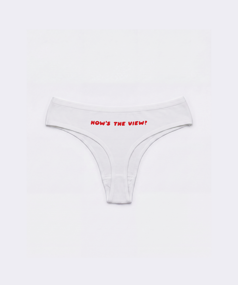 "HOW'S THE VIEW?" PANTIES