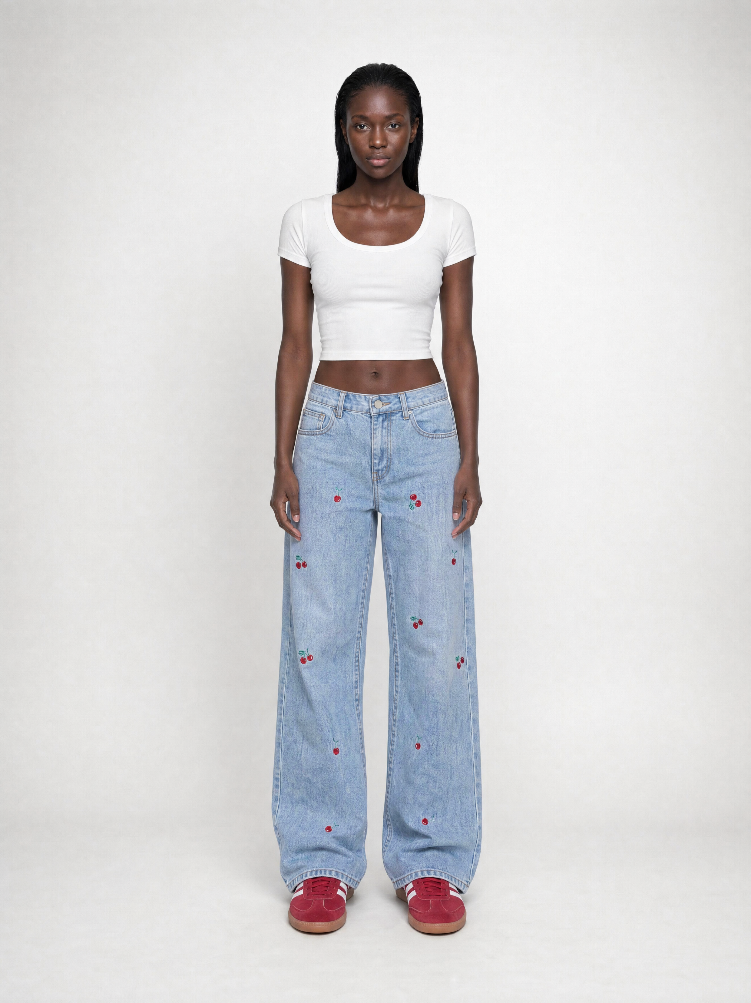 "CHERRY" - WOMEN'S LOOSE FIT JEANS
