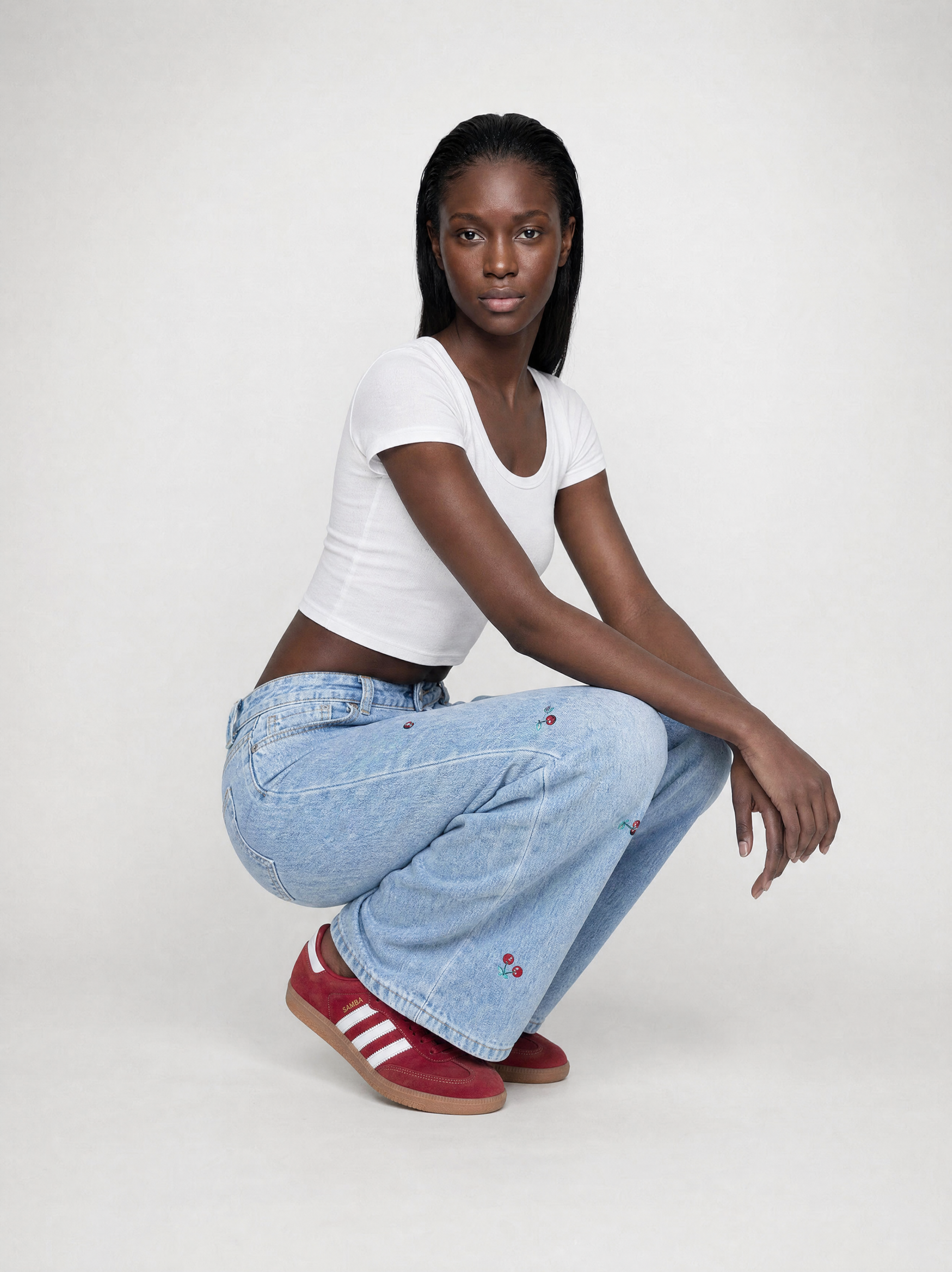 "CHERRY" - WOMEN'S LOOSE FIT JEANS