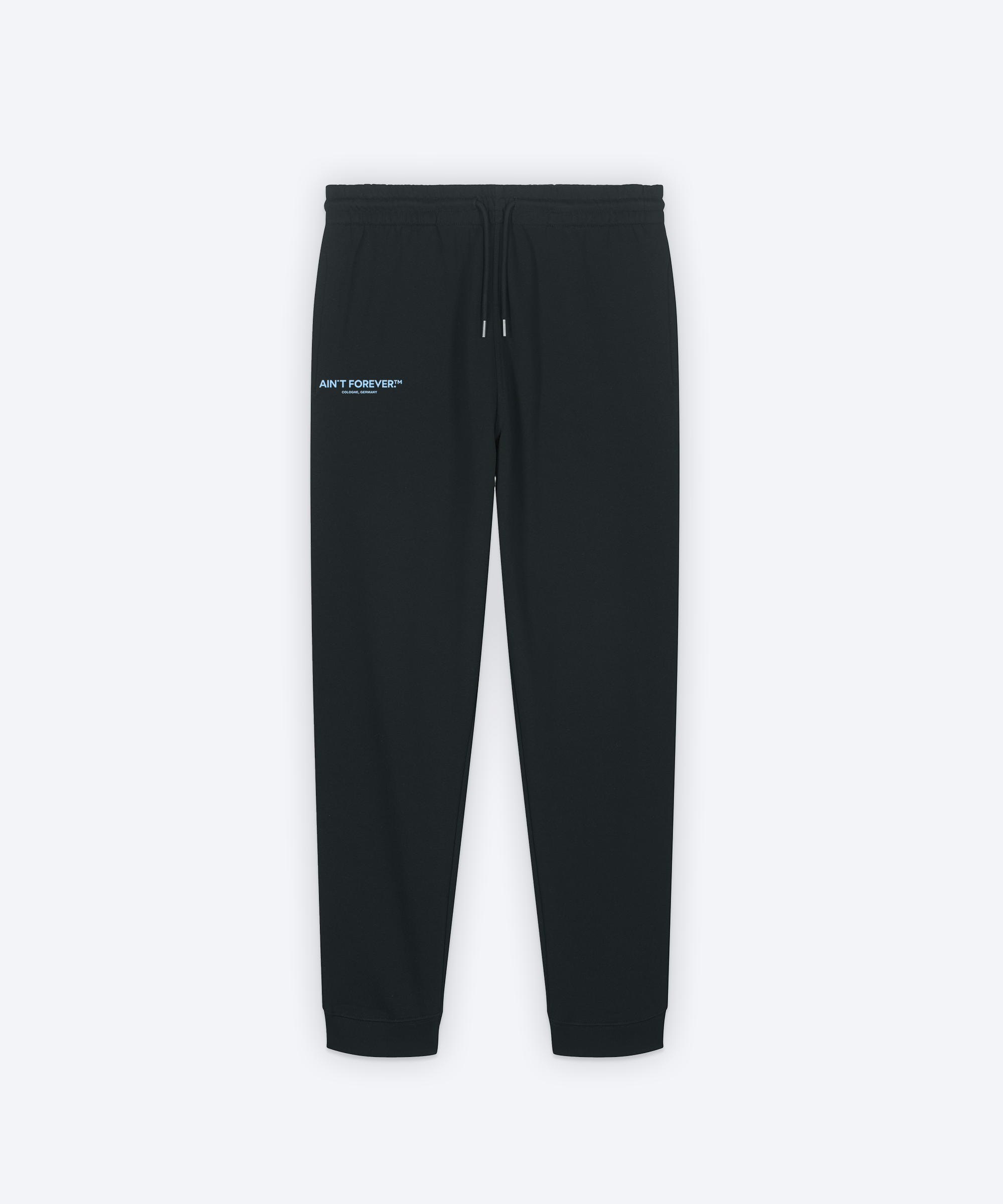 THE ESSENTIAL JOGGER (BLACK/LIGHT BLUE)