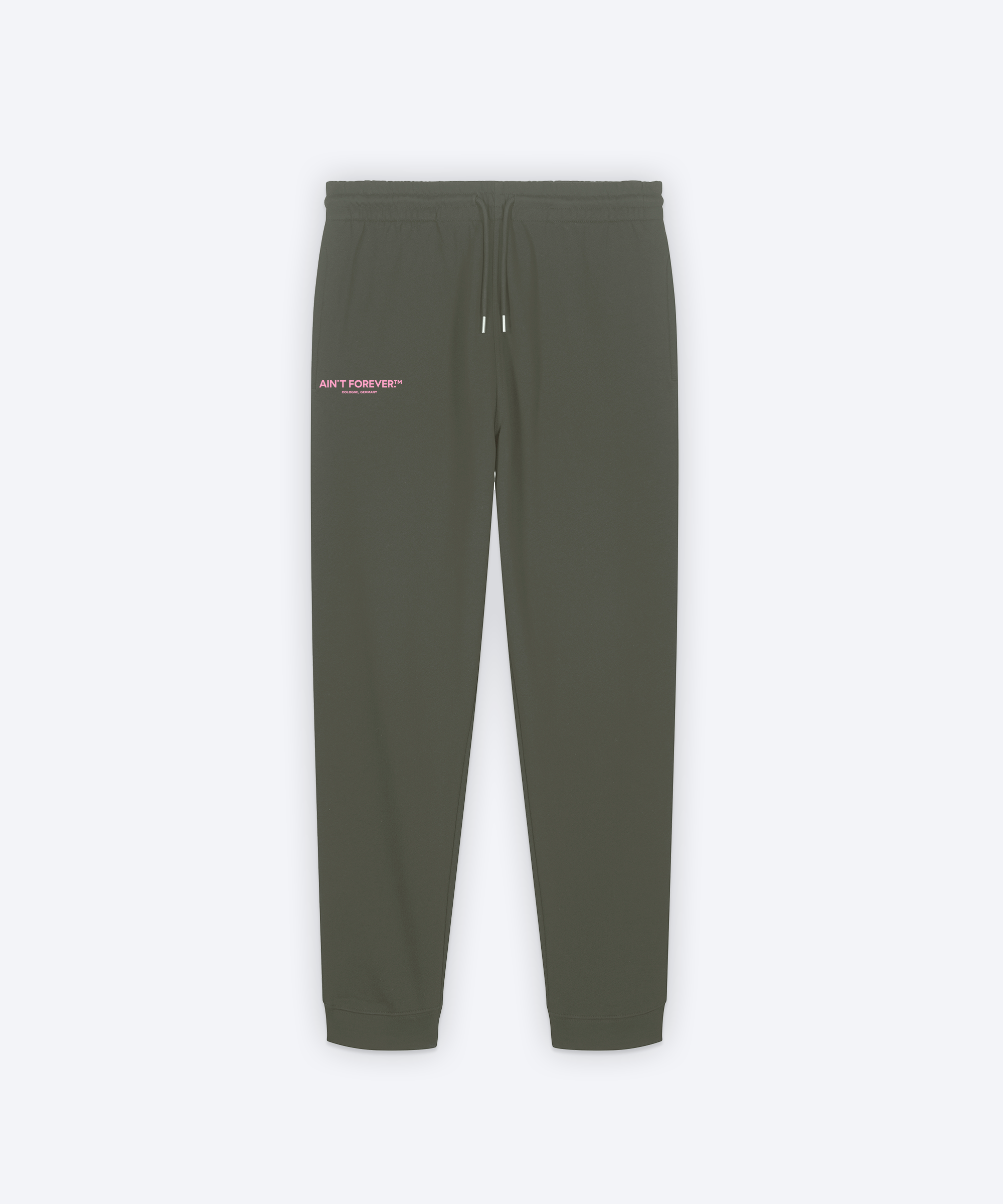 THE ESSENTIAL JOGGER (KHAKI/PINK)