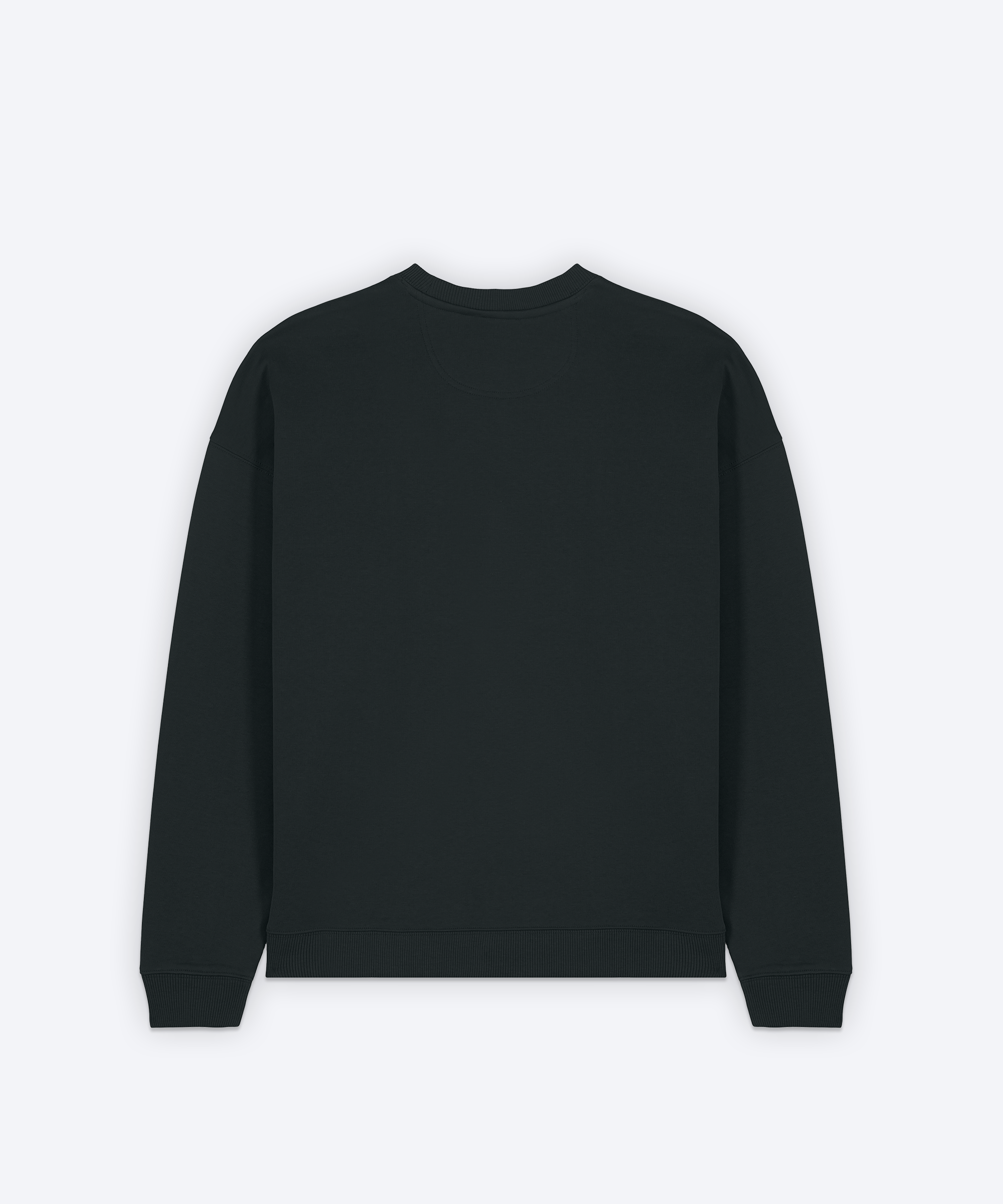 THE ESSENTIAL SWEATSHIRT (BLACK/LIGHT BLUE)